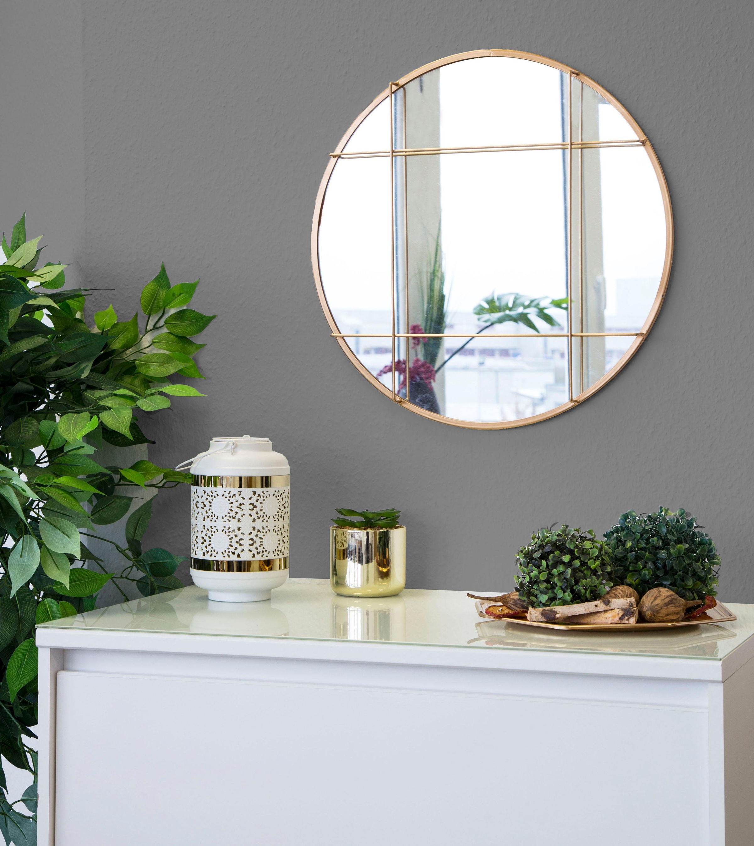 Image of Spiegelprofi GmbH Dekospiegel »Fine«, Stilvolle Rahmengestaltung in Gitter-Optik bei Ackermann Versand Schweiz