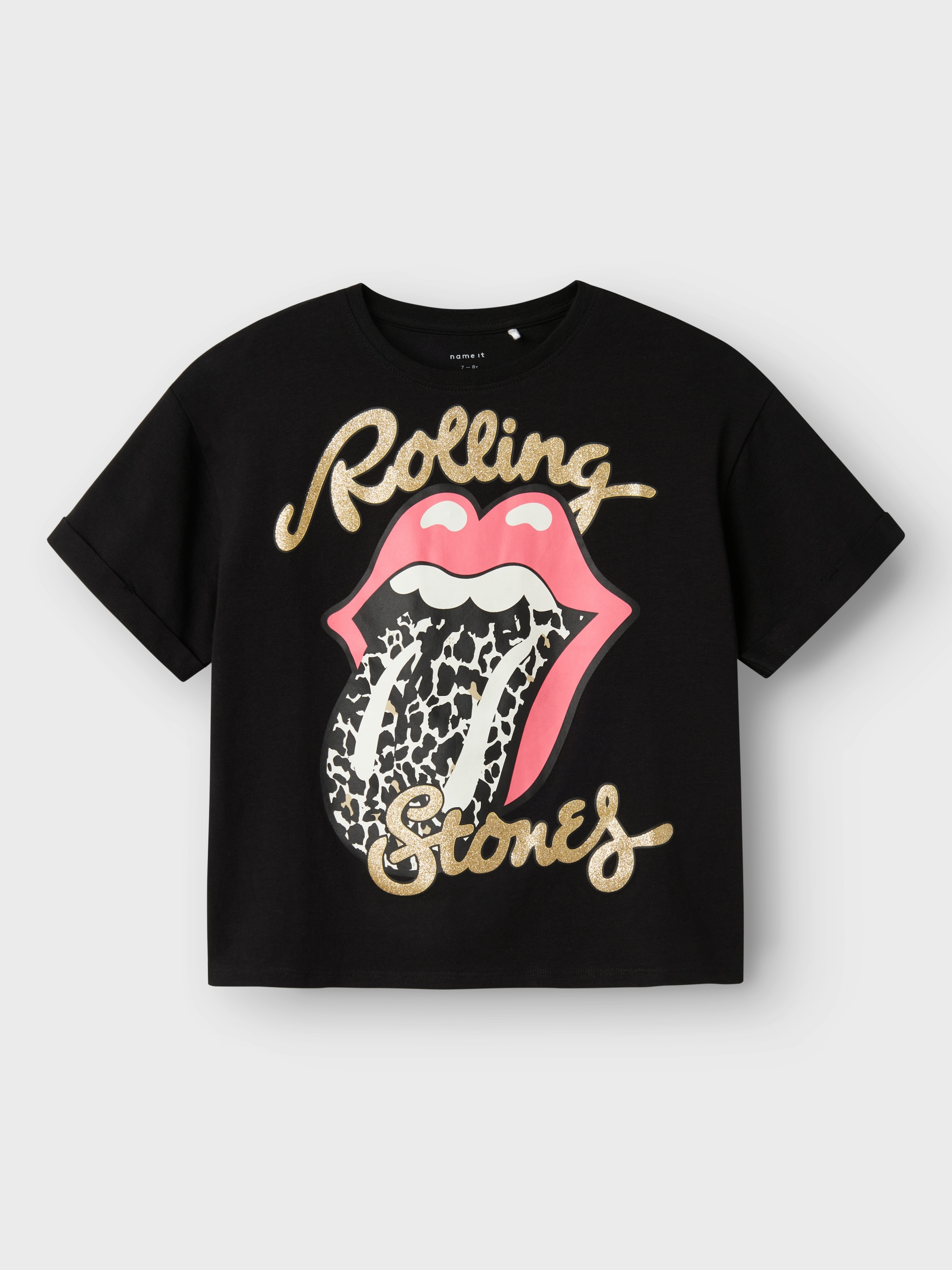 Name It Kurzarmshirt »NKFFARDA ROLLNGSTONES SS NREG TOP UNV«