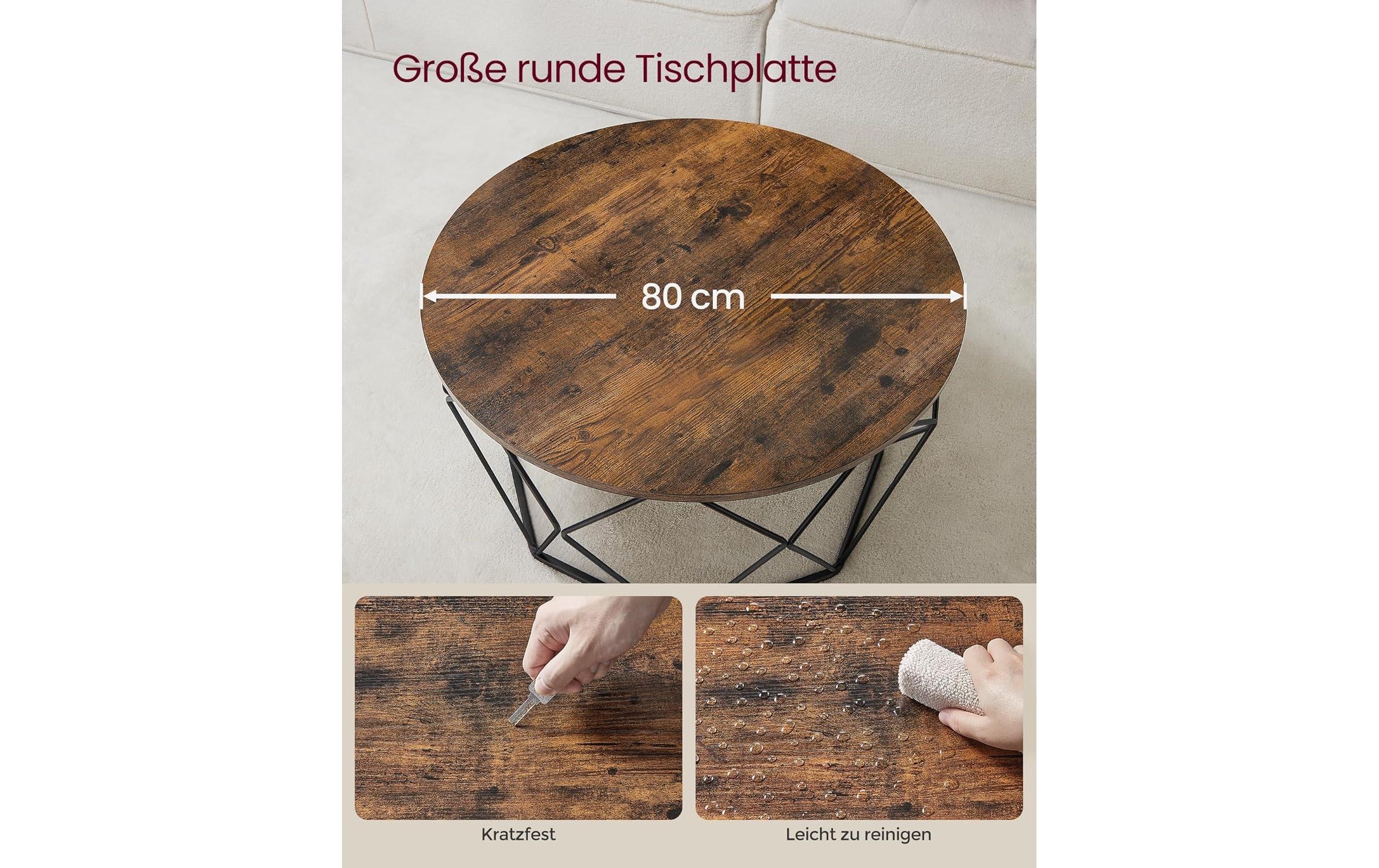 VASAGLE Couchtisch »80 x 45 cm«
