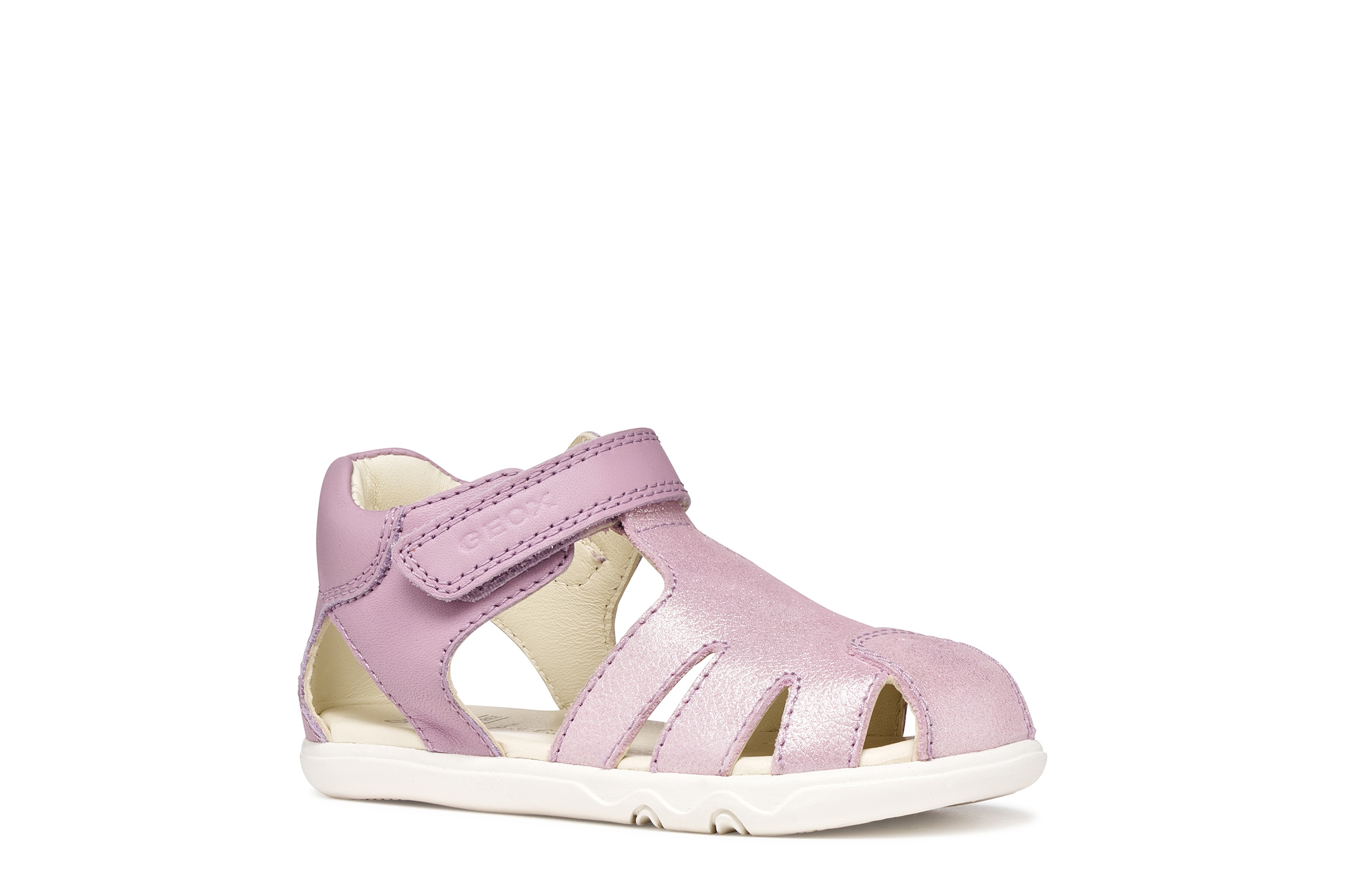 Image of Geox Lauflernschuh "B SANDAL STEPPIEUP G" Babyschuh, Sommerschuh mit Grössenschablone zum Download