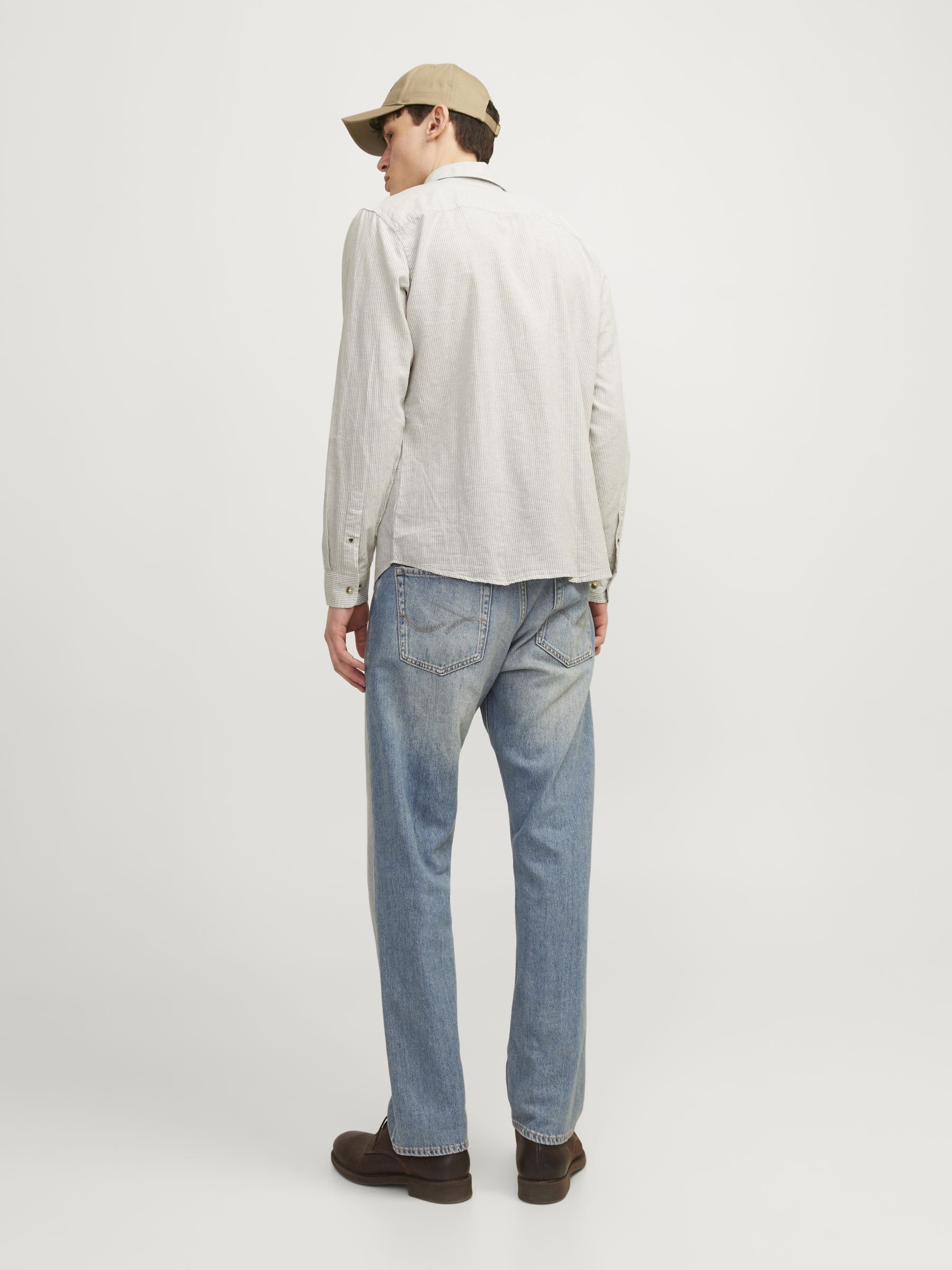 Jack & Jones Langarmhemd »JJESUMMER LINEN BLEND SHIRT LS SN«