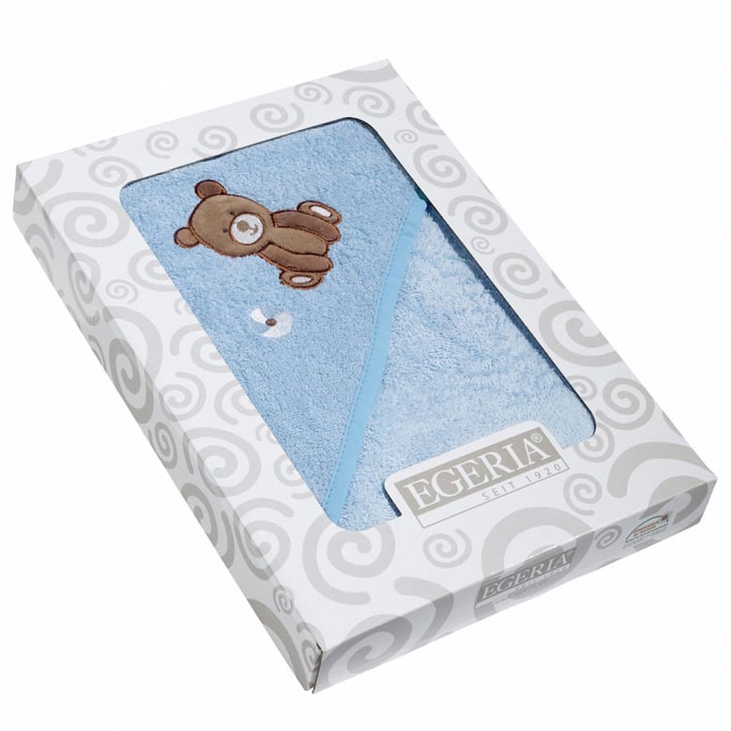 Egeria Kapuzenhandtuch »Teddy Bear«, (1 versandkostenfrei Organic kleiner 100x100 St.), Stickerei, cm, auf mit Cotton
