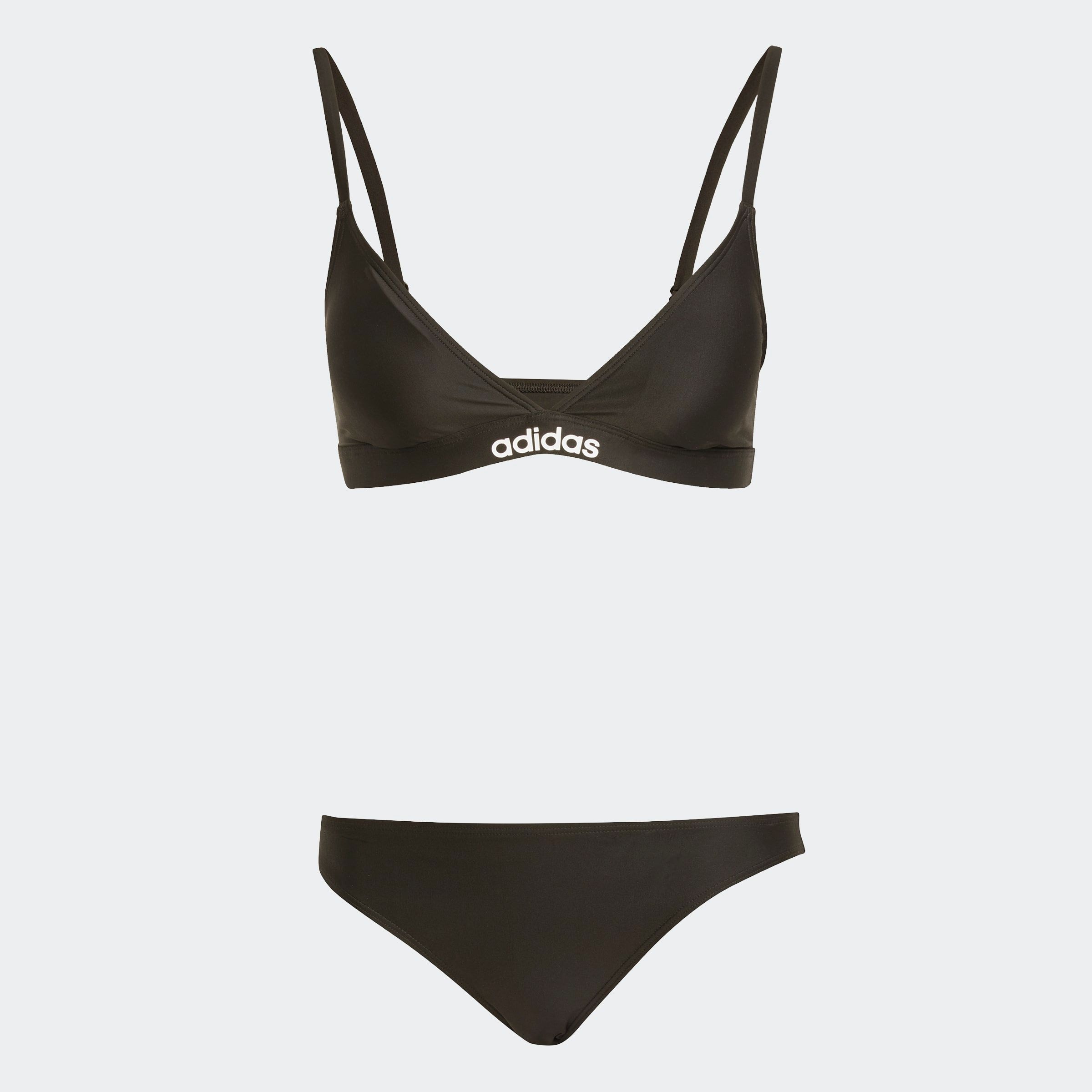 adidas Performance Bikini bustier »TRIANGLE BIKINI SET MIT 2-WEGE-VERSTELLBAREN TRÄGERN« avec coussinet amovible, bretelles dorsales réglables en 2 sens