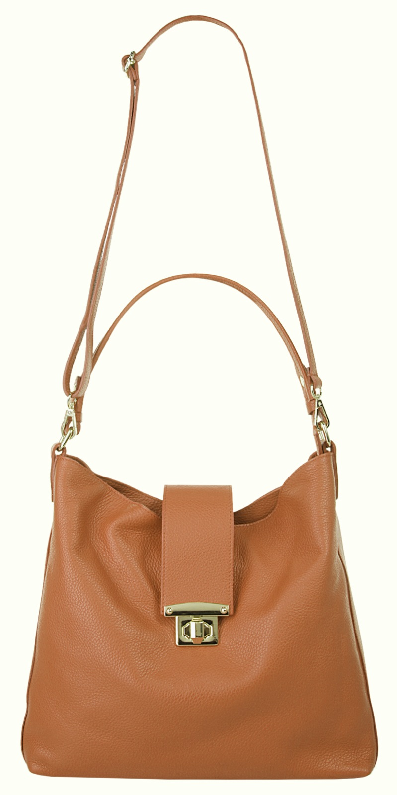 Samantha Look Shopper echt Leder, Made in Italy