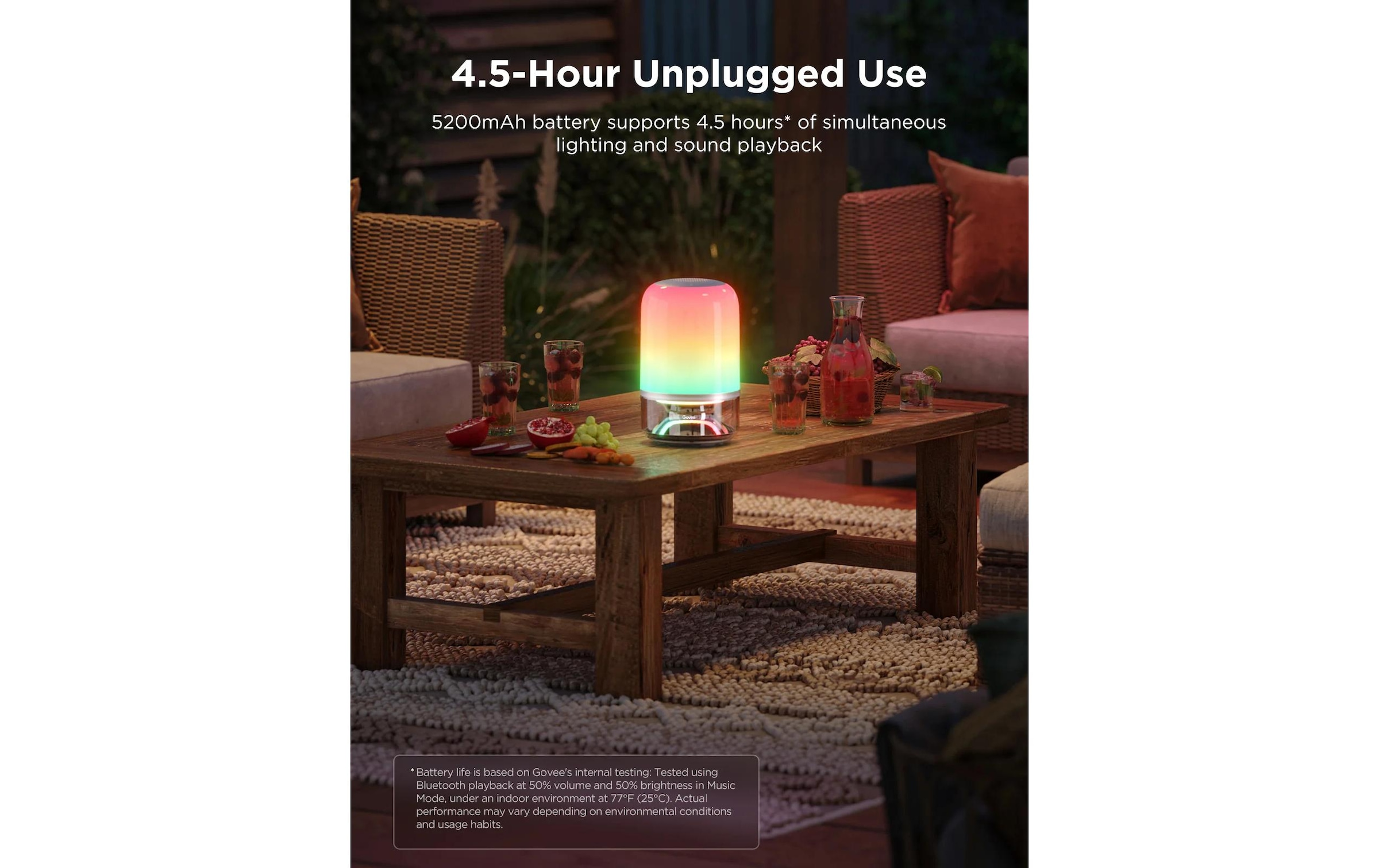 Govee Tischleuchte »2 Pro x Sound by JBL«