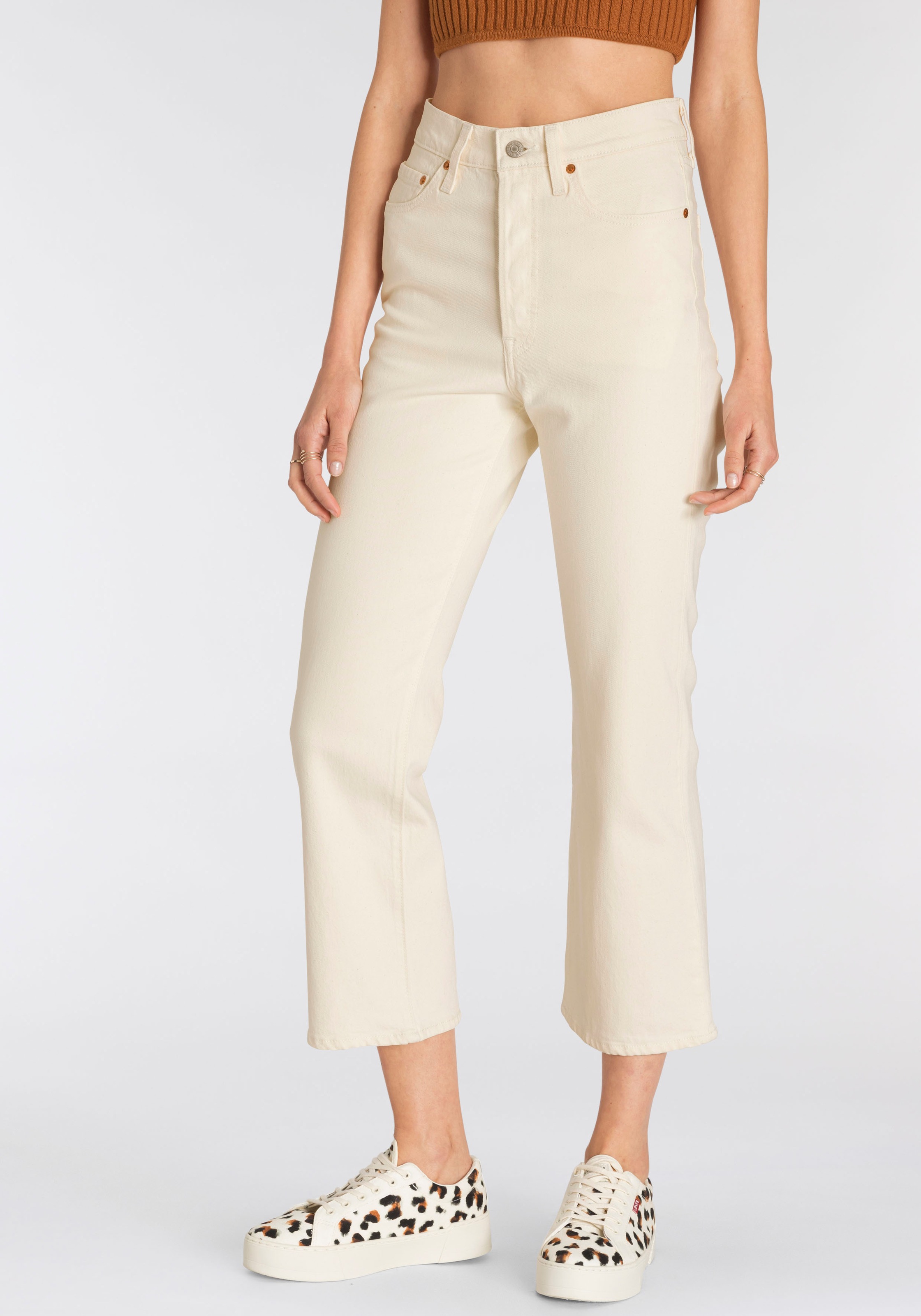 Image of Levi's® Bootcut-Jeans »RIBCAGE CROP BOOT«, 5-Pocket-Style bei Ackermann Versand Schweiz