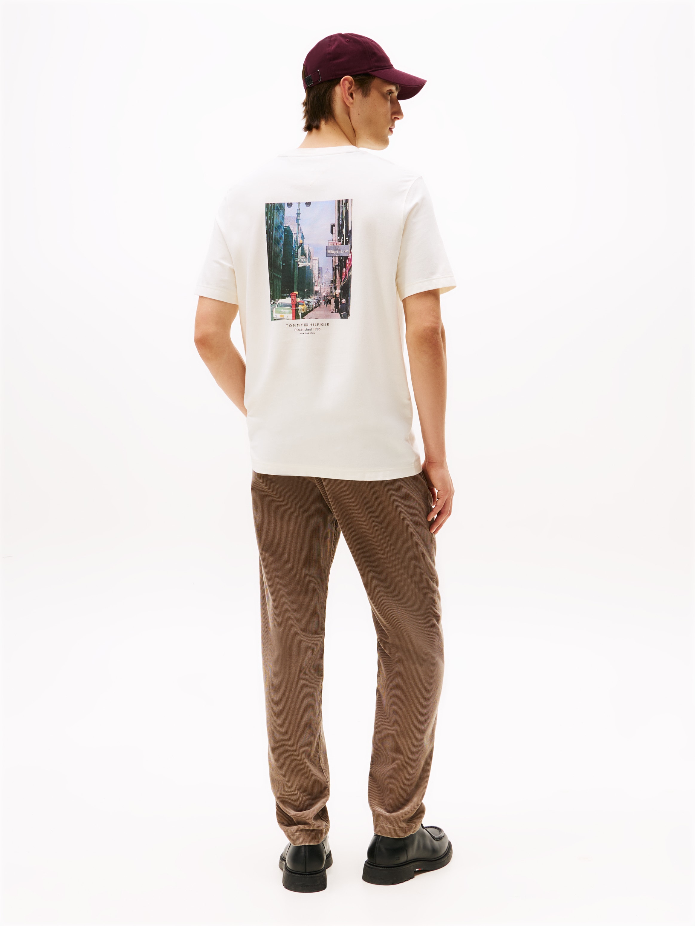 Tommy Hilfiger T-Shirt »PHOTO PRINT GRAPHIC«, grosser Rückenprint, Rundhals, regular fit, Jersey