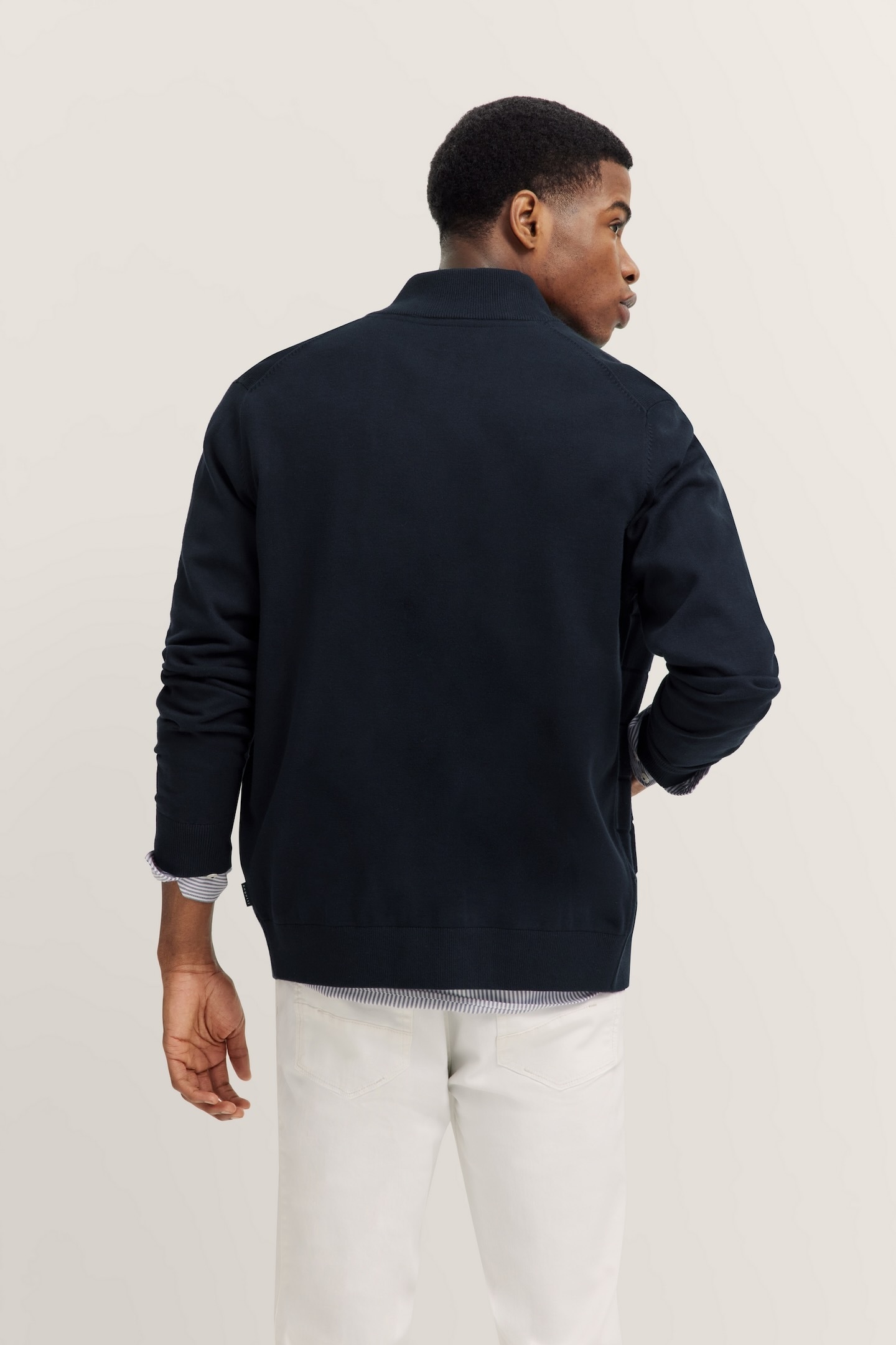 bugatti Strickjacke, mit Reissverschluss