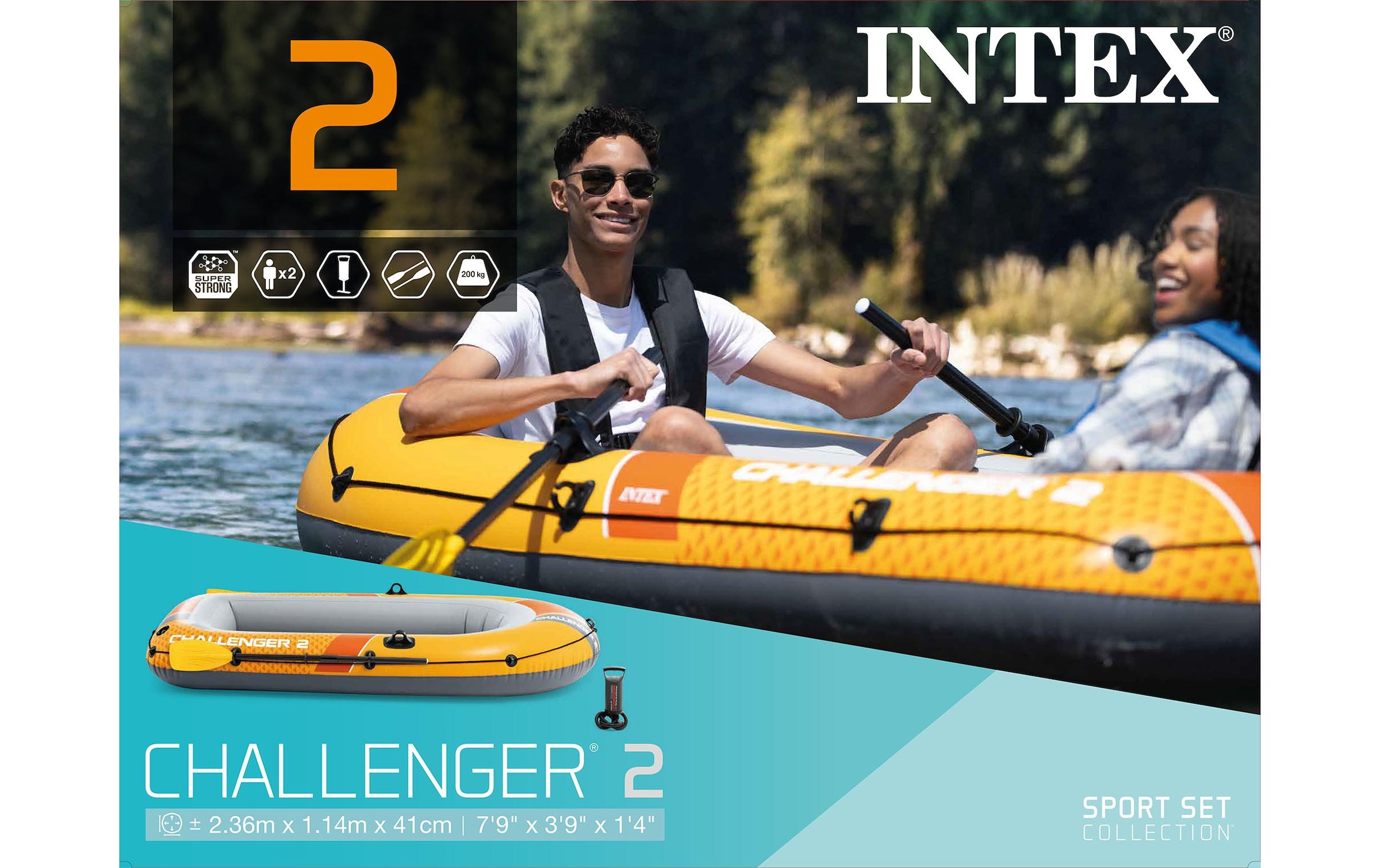 Intex Schlauchboot »Challenger 2 Zwei Personen Boot-Set«