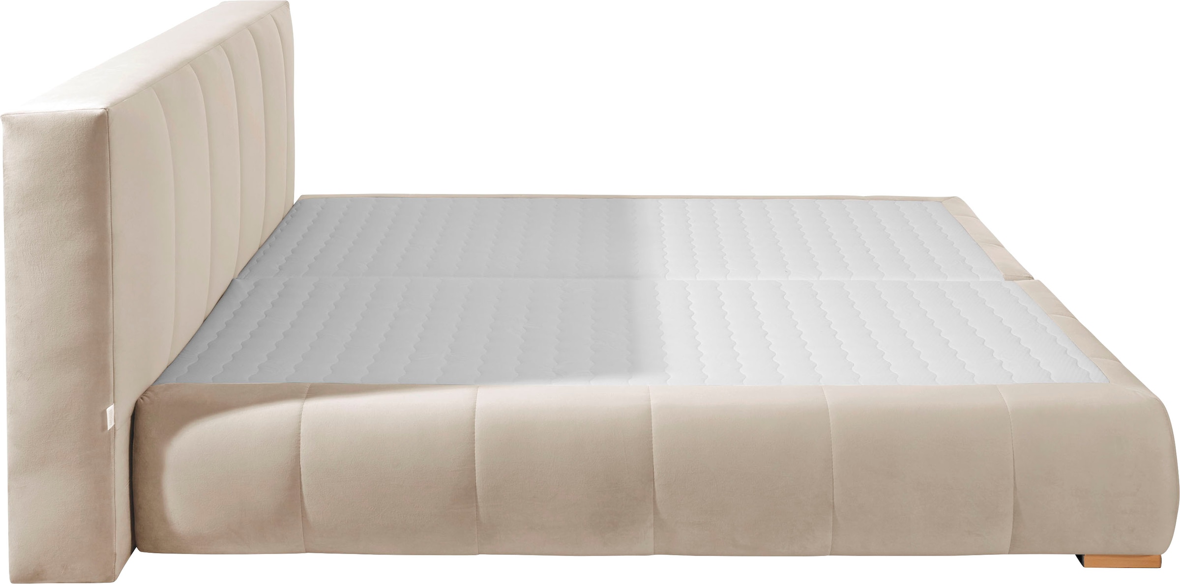 Guido Maria Kretschmer Home&Living Boxspringbett »Chelles«, inkl. Topper, in XXL- Überlänge 220 cm, Unterbox mit feine Wölbung