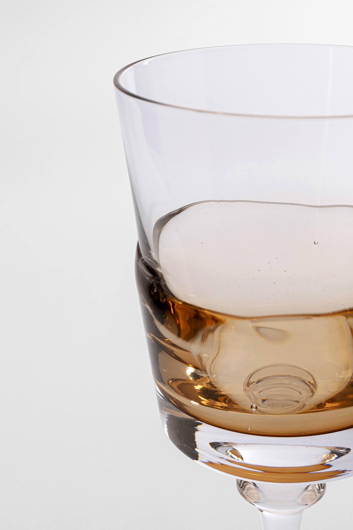 Kare Design Glas »Mimi Amber« Rotwein-, Sekt- oder Wasserglas