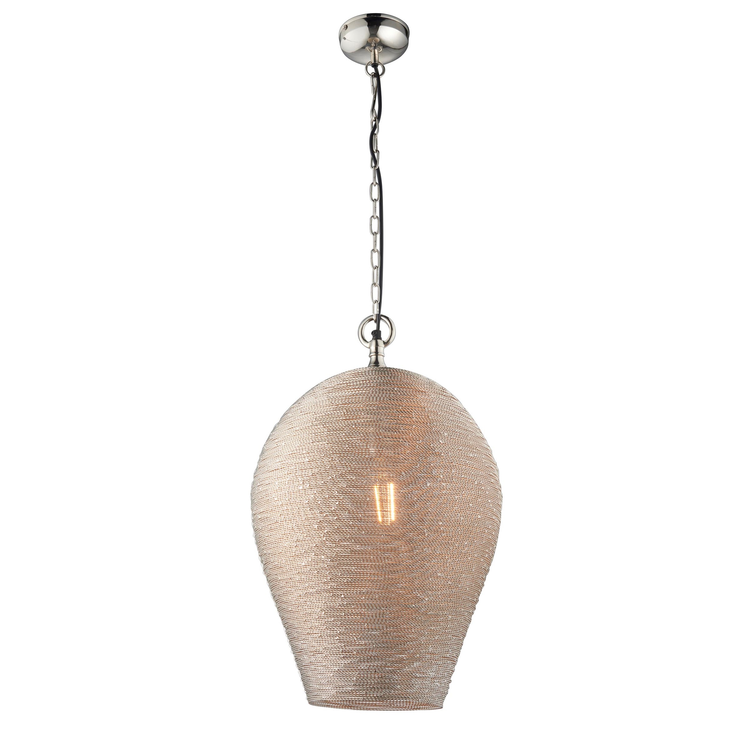 Image of Brilliant Leuchten Pendelleuchte »Hatty«, E27, 1 St., Hängelampe 1flg nickel bei Ackermann Versand Schweiz