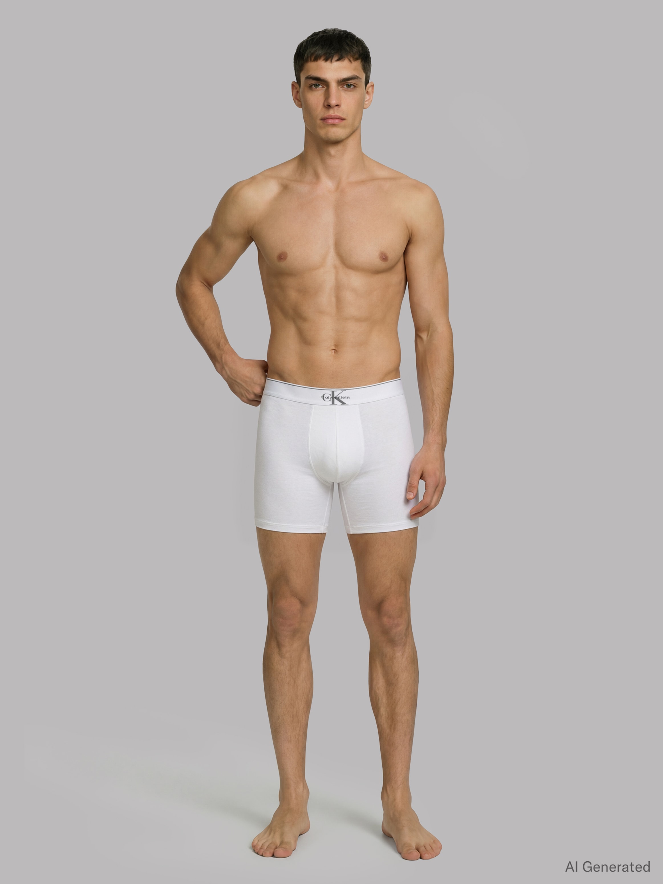 Calvin Klein Underwear Boxers »Boxer Brief 3PK« Paquet, 3er-Pack,  Körpernahe Passform mit elastischem Bund
