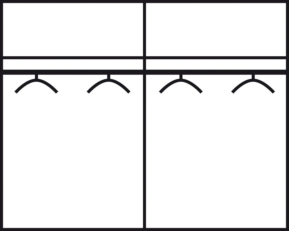 rauch Schwebetürenschrank »Subito«, mit 4 Spiegelelementen