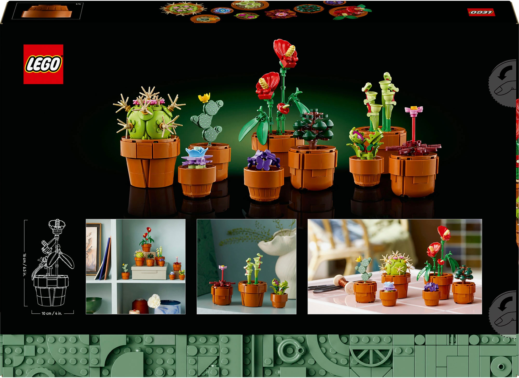 LEGO® Pions de construction »Mini Pflanzen (10329), Lego Botanicals« Made in Europe