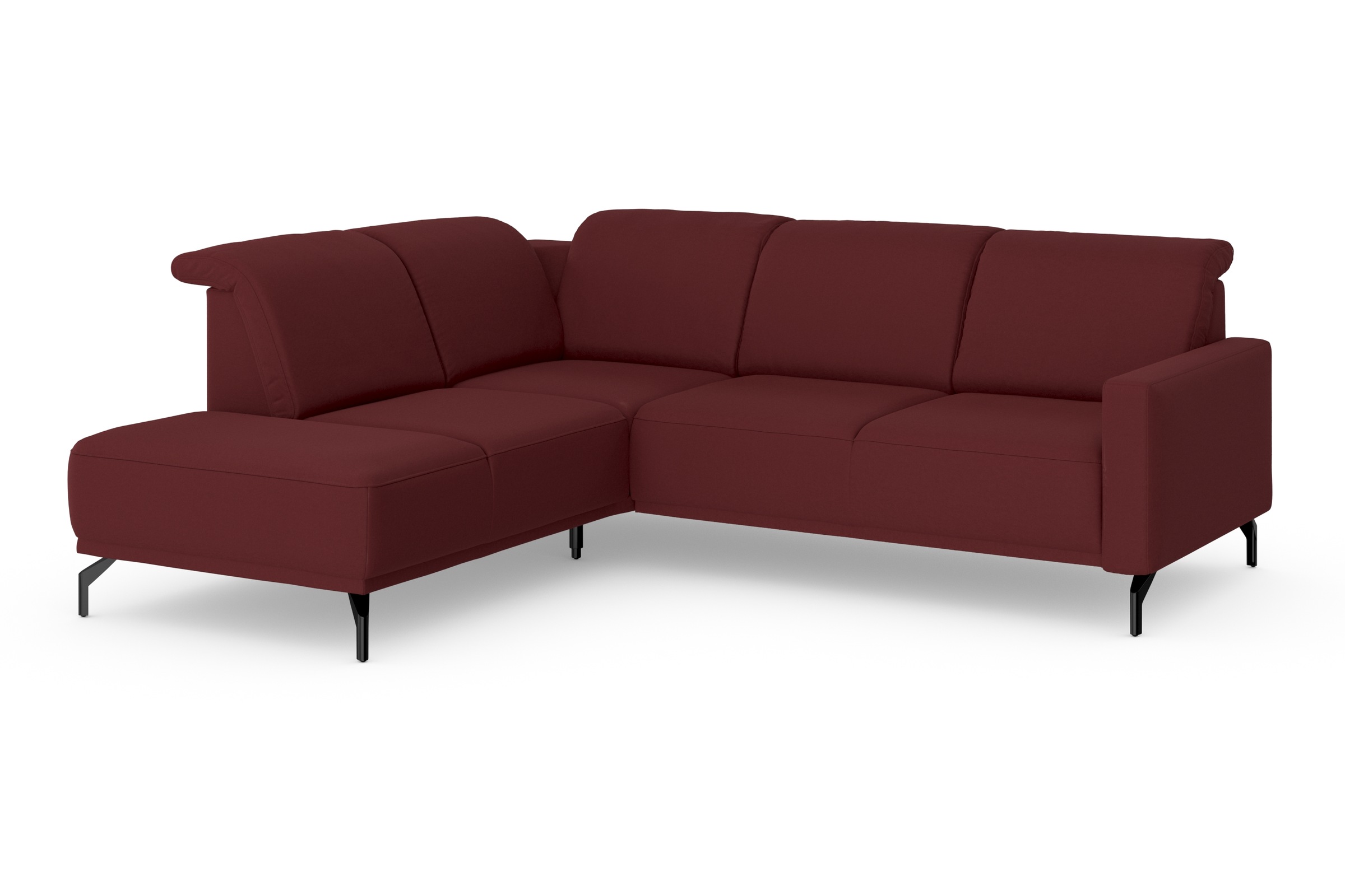 sit&more Ecksofa »Bailando L-Form«, wahlweise mit Kopfteilverstellung und Vorziehsitz, motorisch