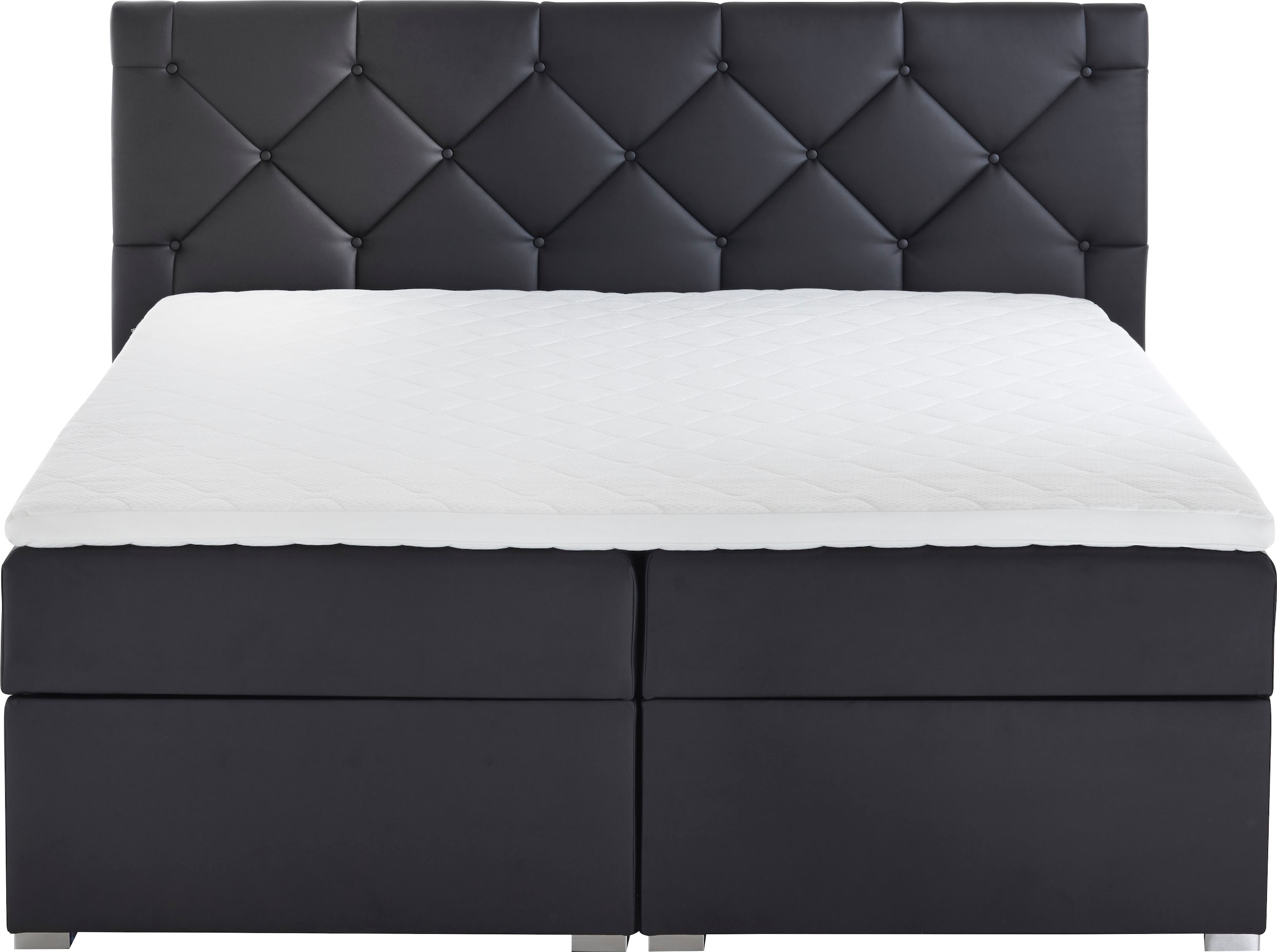 ATLANTIC home collection Lit de boxe »Meike« mit XXL-Bettkasten und Topper