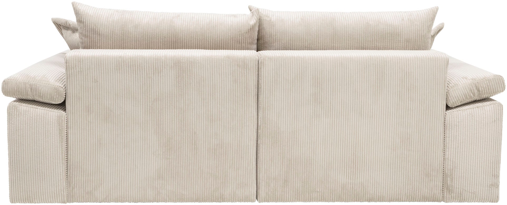 Home affaire Ecksofa »Soft&Cosy XL L-Form, B: 246 cm - OTTO. Verlässliche Qualität.« Mega-Sofa, Cord oder Chenille-Struktur, mit Federkern & 4 Zierkissen