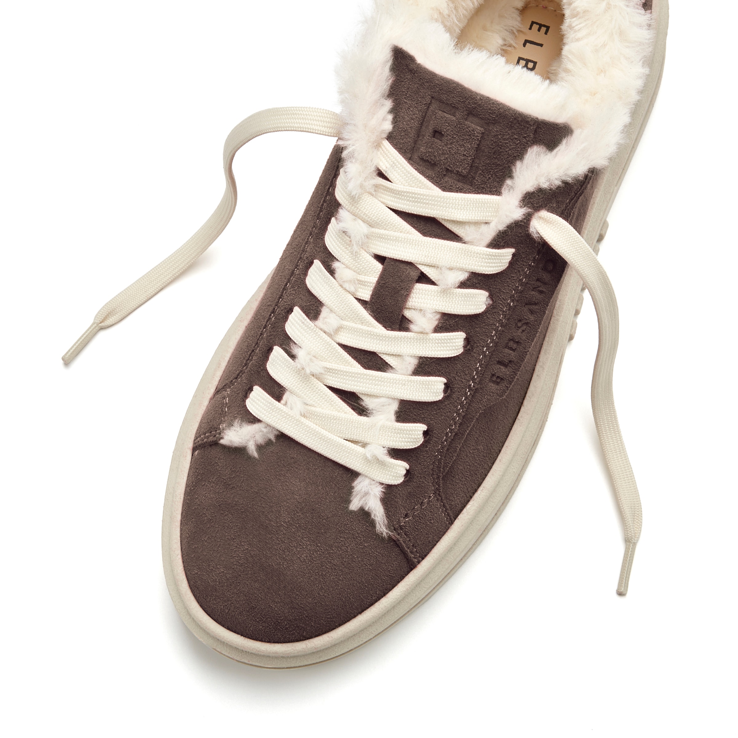 Elbsand »Schnürschuh, Turnschuh, Schnürhalbschuh, Freizeitschuh, Ledersneaker«  NEU aus Leder mit kuscheligem Warmfutter und Plateausohle