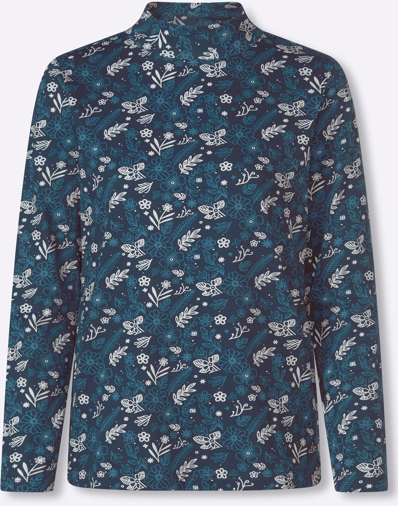 Classic Basics Stehkragenshirt »Langarm-Shirt« 1