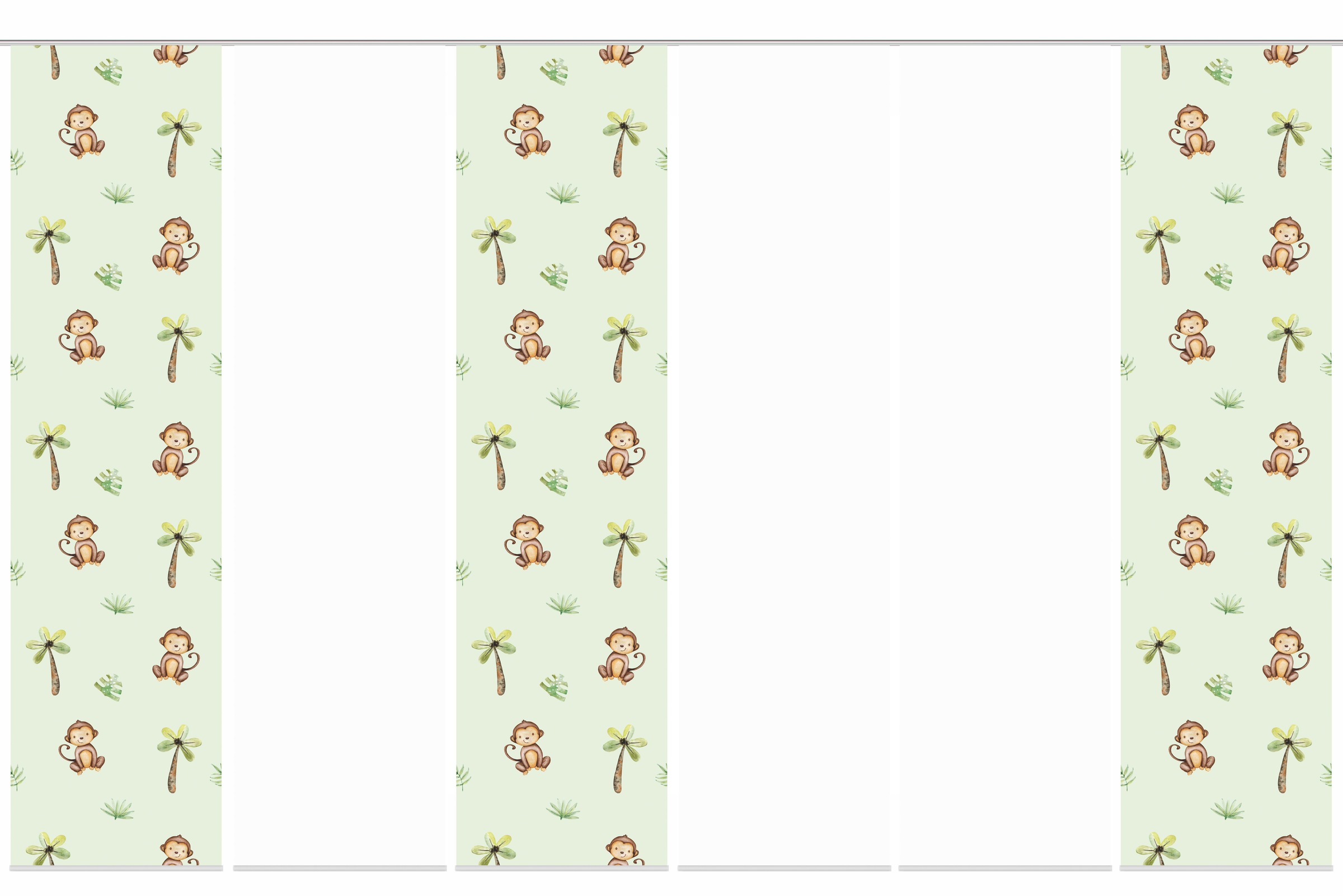 Image of HOME WOHNIDEEN Schiebegardine »APIAS«, (6 St.), Schiebevorhang Digidruck 6er Set APIAS bei Ackermann Versand Schweiz