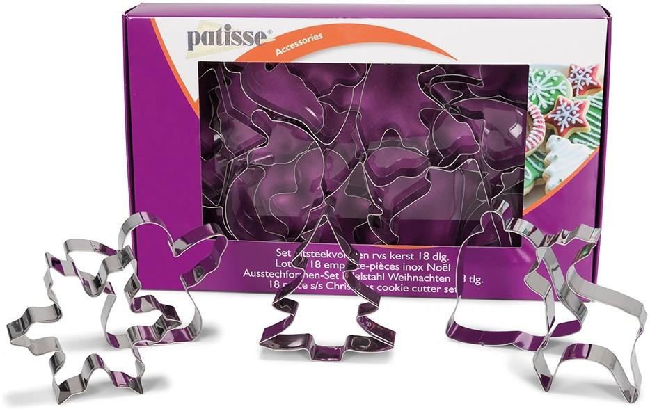 Image of patisse Ausstechform "Guetzli-Ausstecher Weihnachten Edelstahl" Set