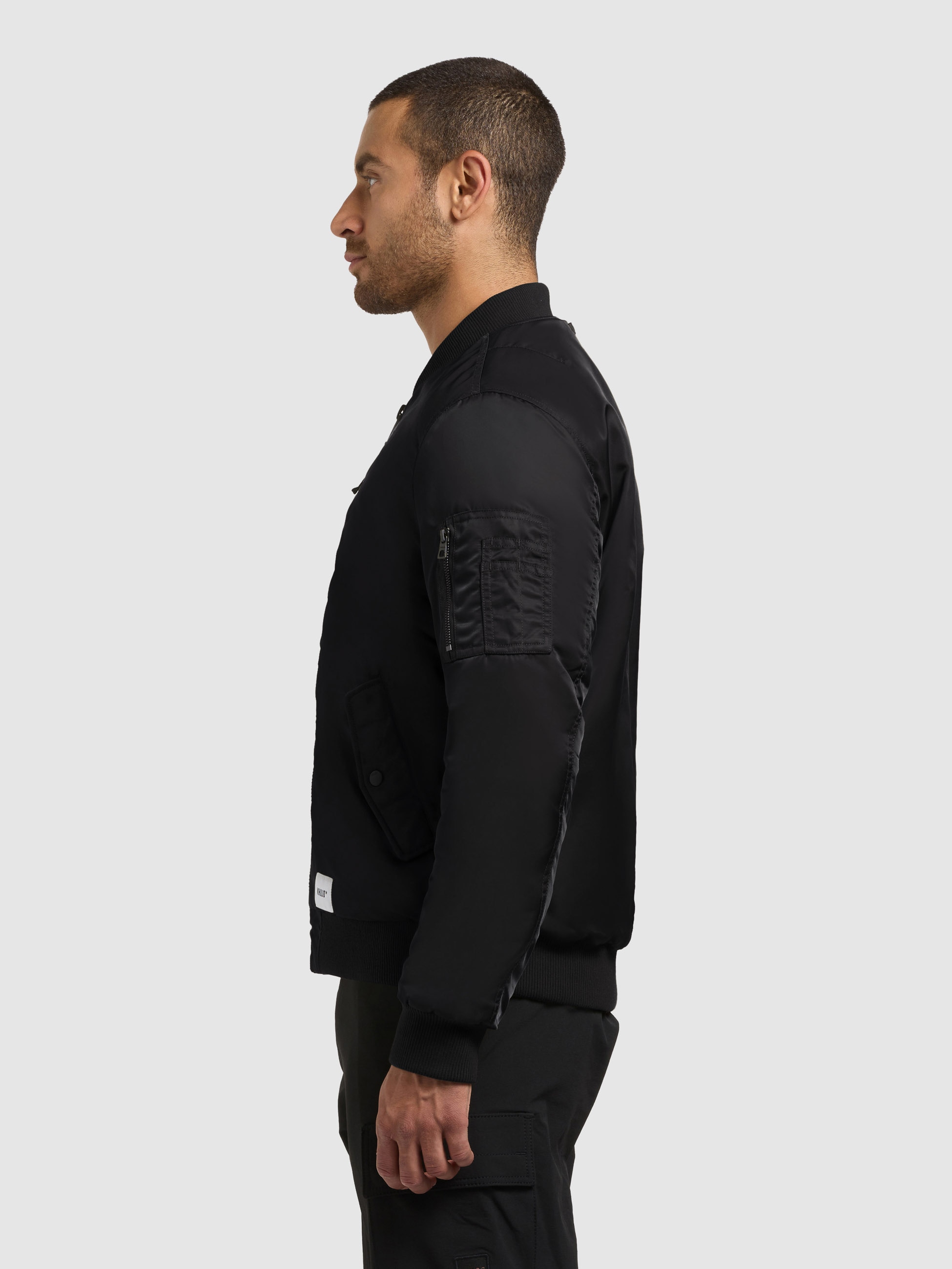 khujo Veste bomber »ADON« leicht glänzendes Material