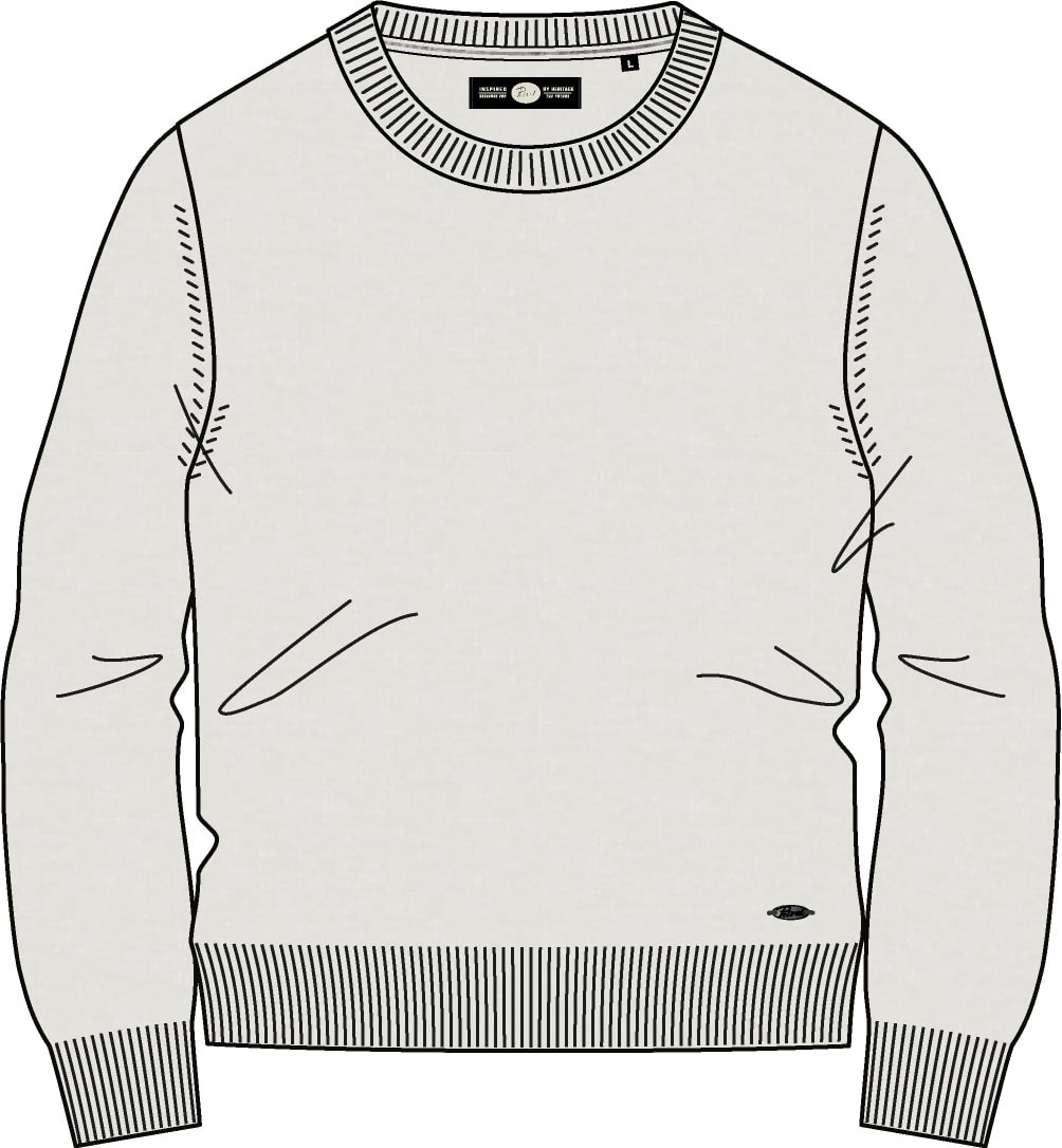 Petrol Industries Rundhalspullover »Round Neck Basic«