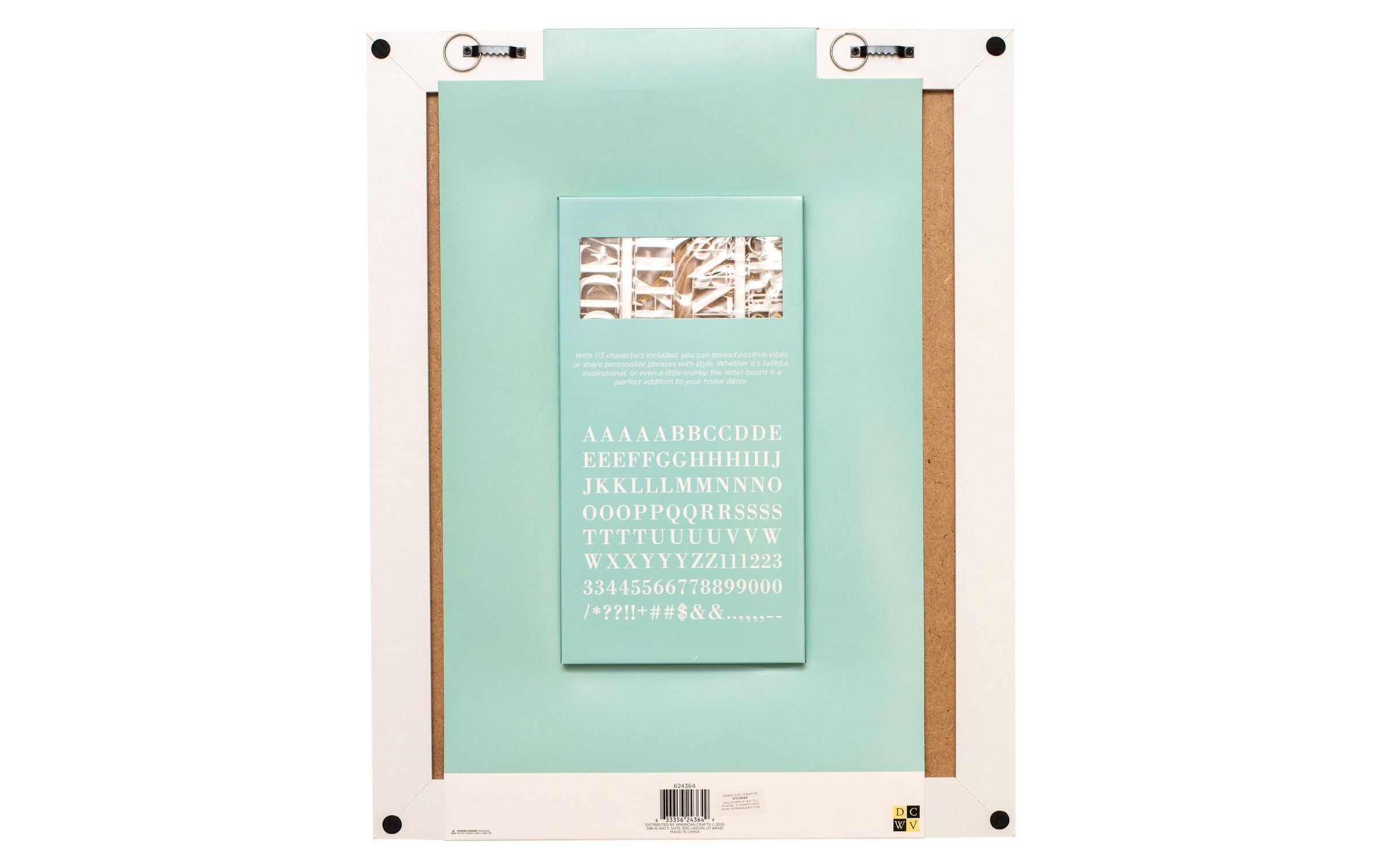 Wandbild »American Crafts«, Schriftzug