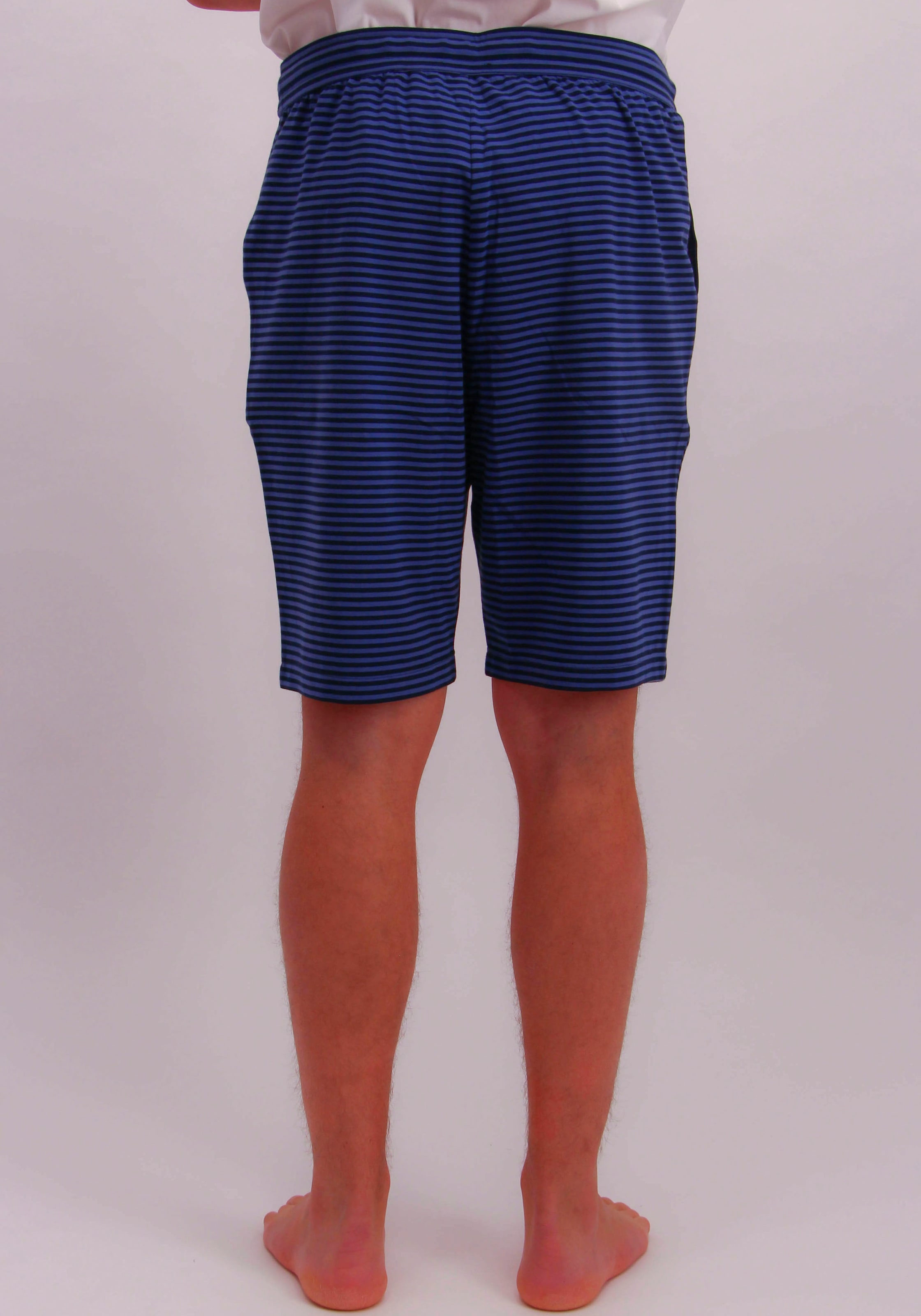 JOOP! Shorty 2 cuis tlg., gestreifte Hose, Bindeband, Shirt kurzarm