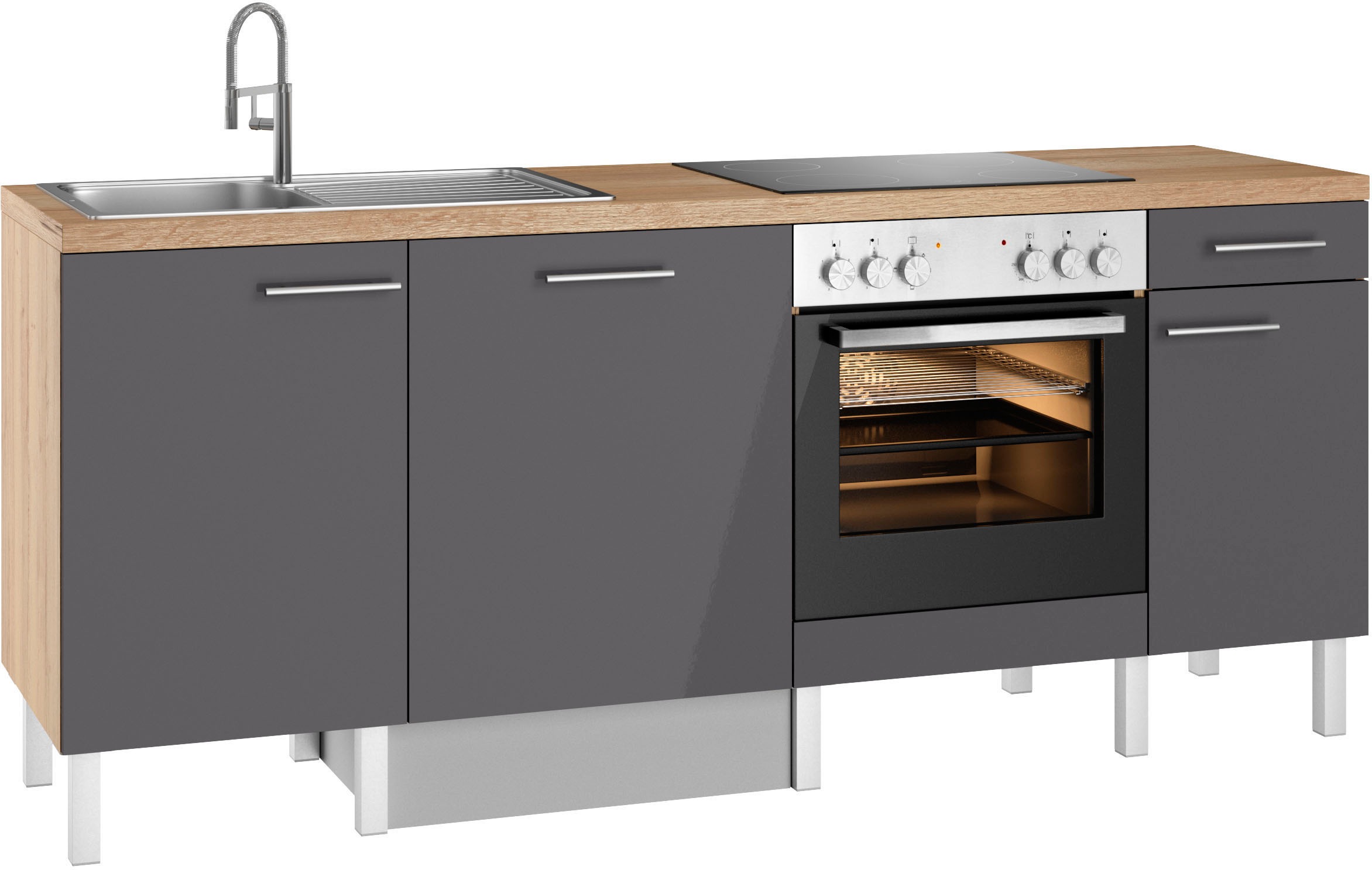 OPTIFIT Küche "Lilly" Breite 210, wahlweise mit E-Geräten