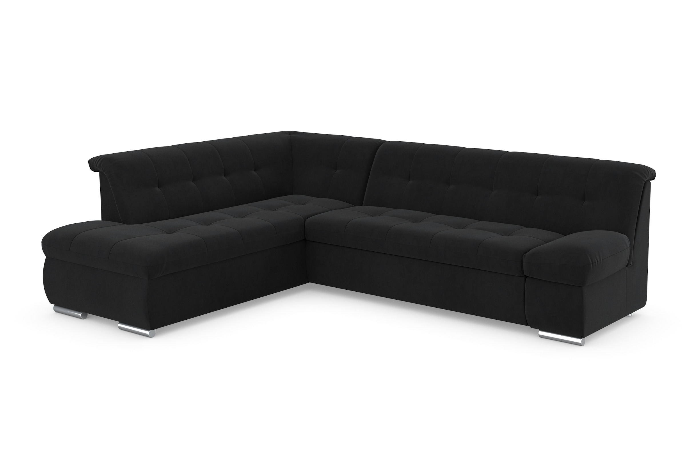 Image of DOMO collection Ecksofa "MONA 271x213 cm, modern und komfortabel" whlw. mit Bett- und Armlehnfunktion, L-Form