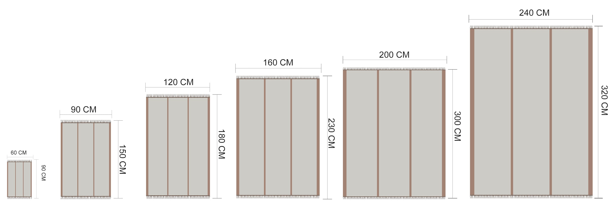 LeGer Home by Lena Gercke Teppich »Lenia, handgewebt, Jute« rechteckig 10 mm Höhe mit Fransen, Teppich, Wohnzimmer, Schlafzimmer, Esszimmer