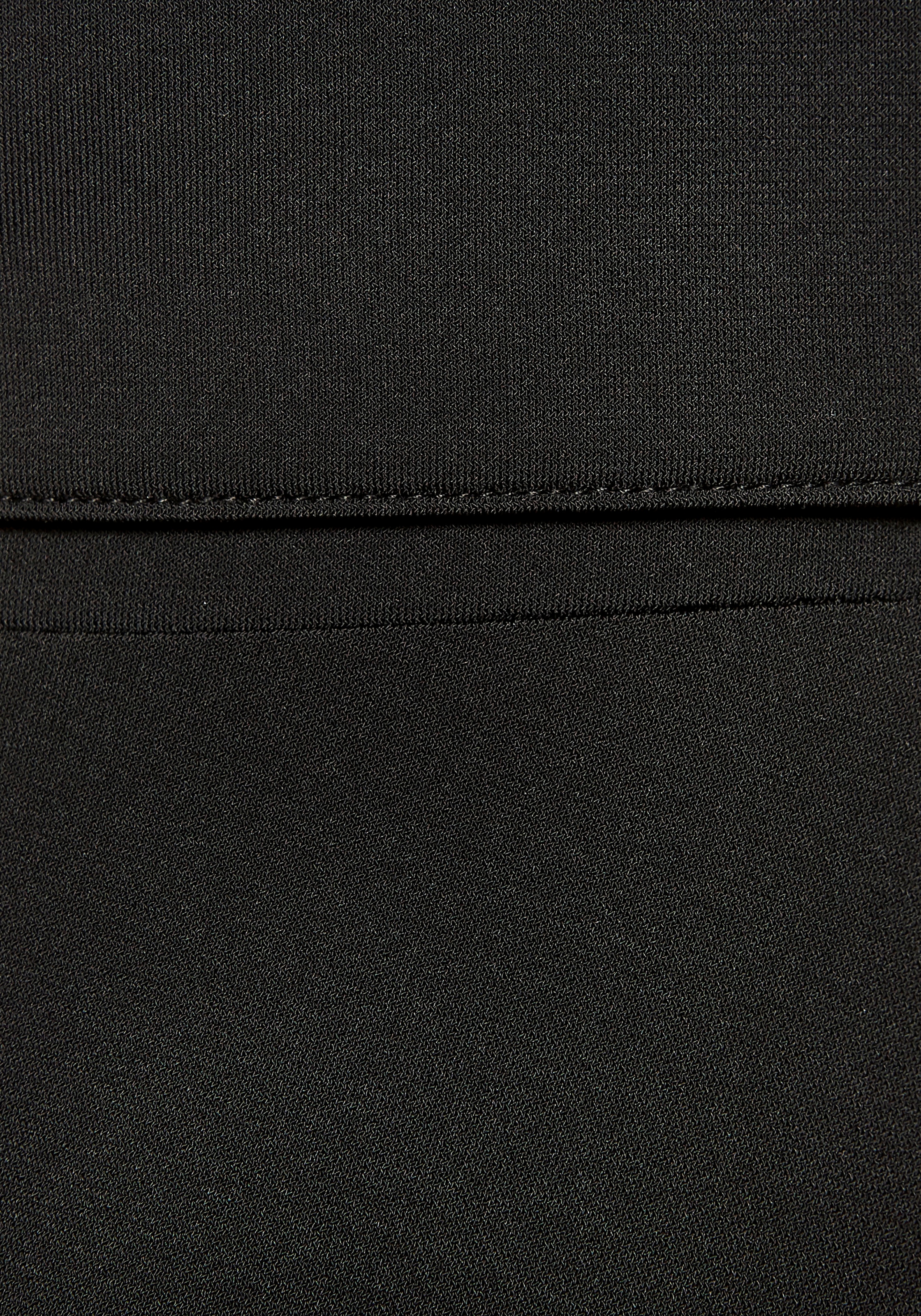 LASCANA Midikleid, mit dekorativen Riegeln und goldfarbenenen Zierknöpfen, bügelfrei