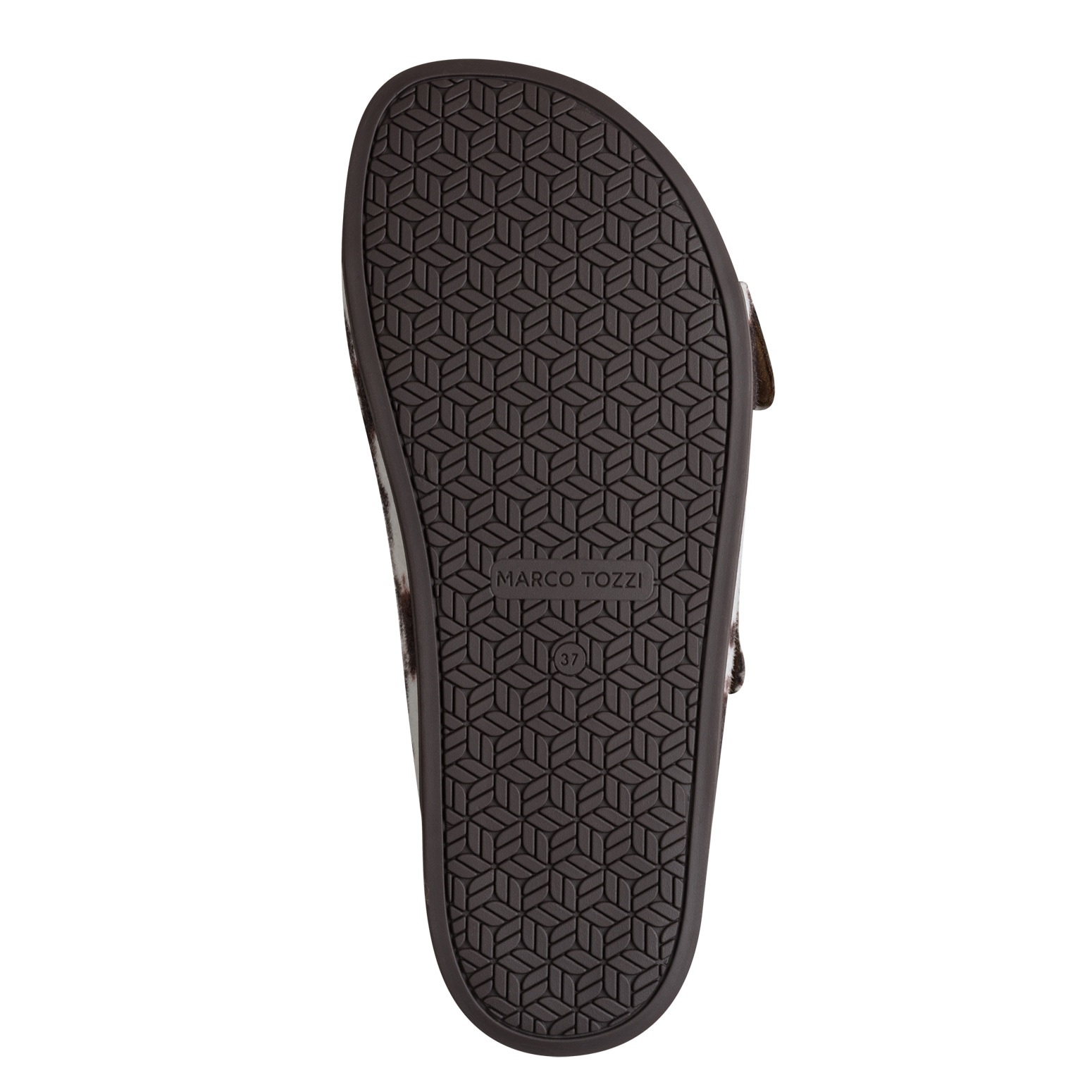 MARCO TOZZI Pantolette  Chaussure d'été, chaussure tendance, chaussure à enfiler effet peau de vache
