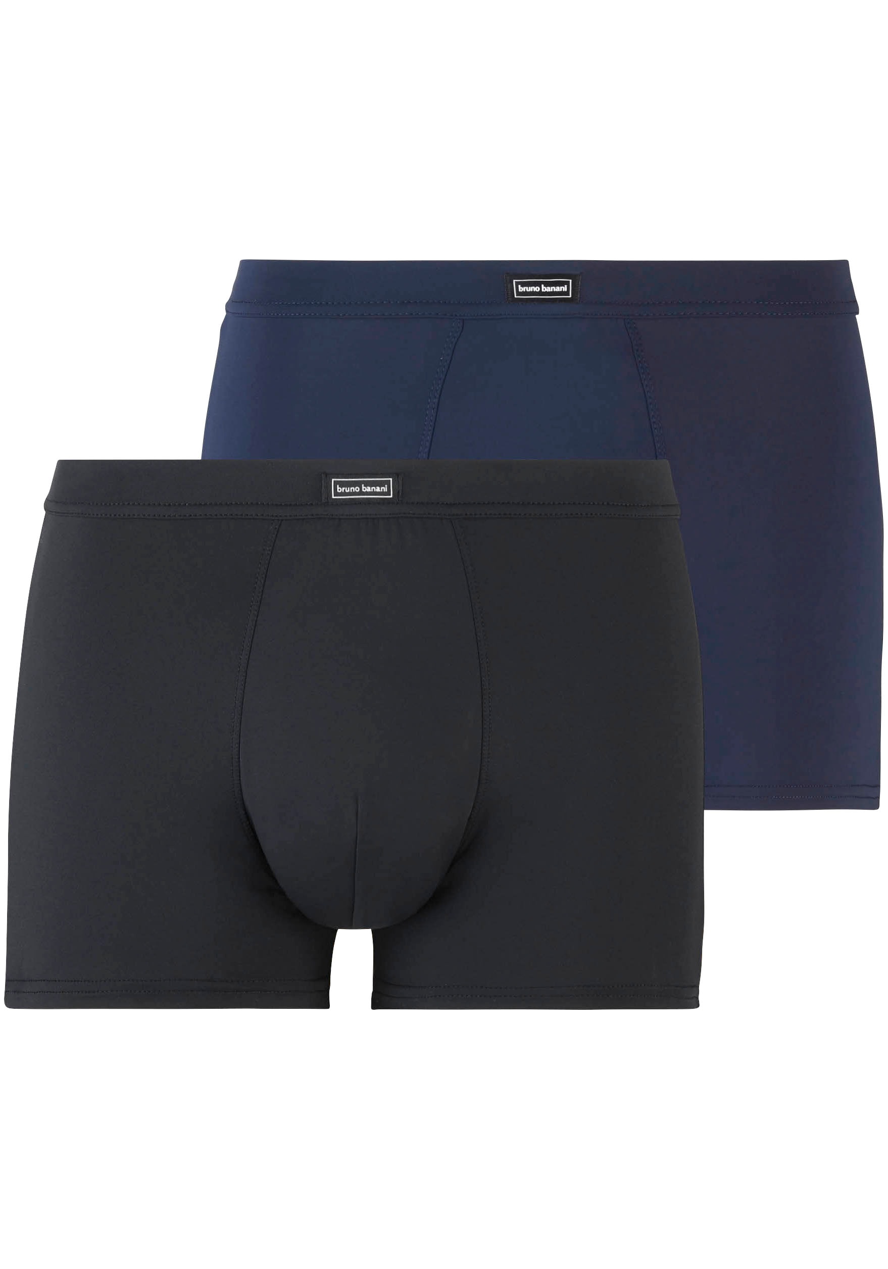 Boxershorts, (2er Pack), mit angesetztem Bündchen