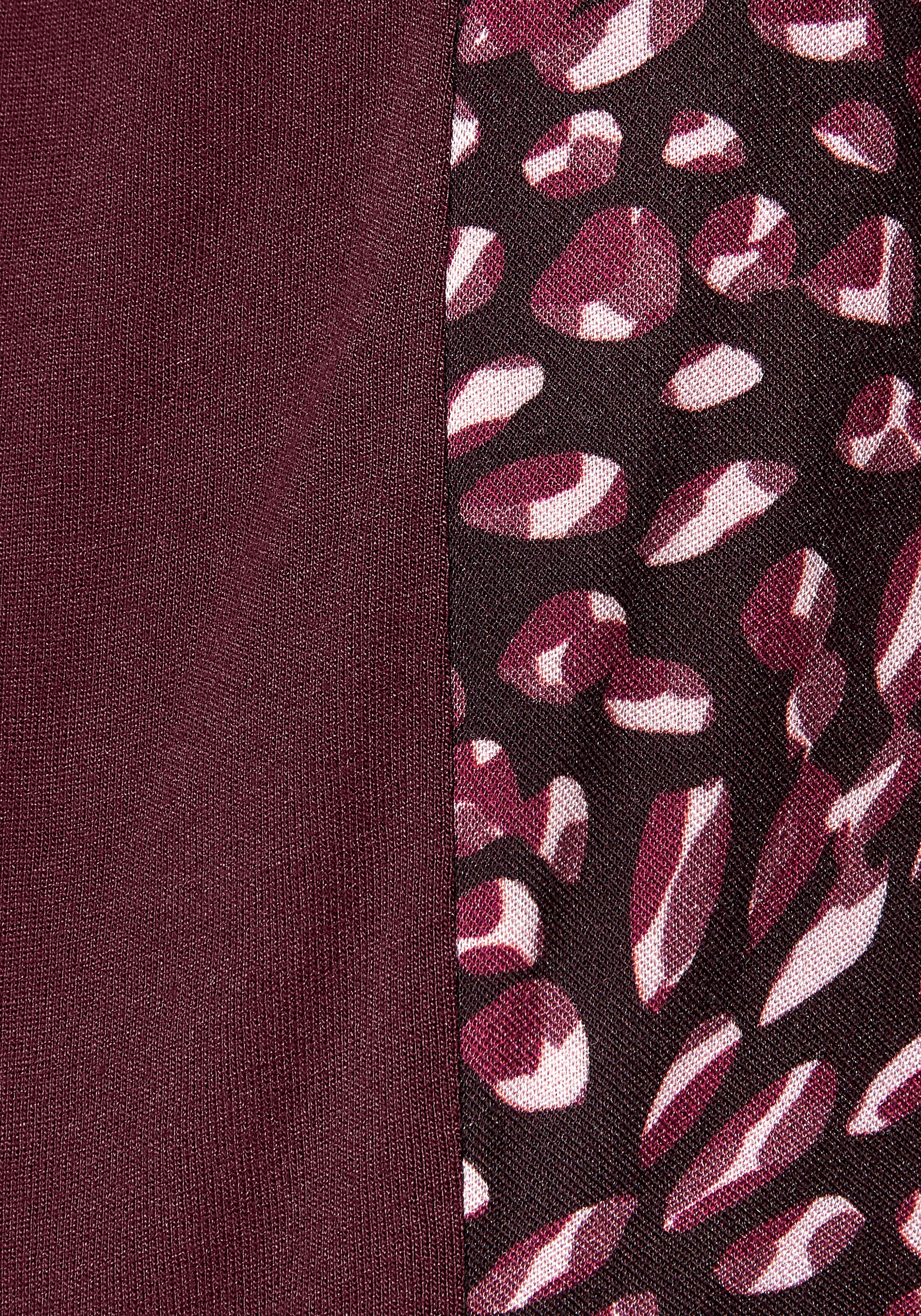 Beachtime Longshirt aus Materialmix