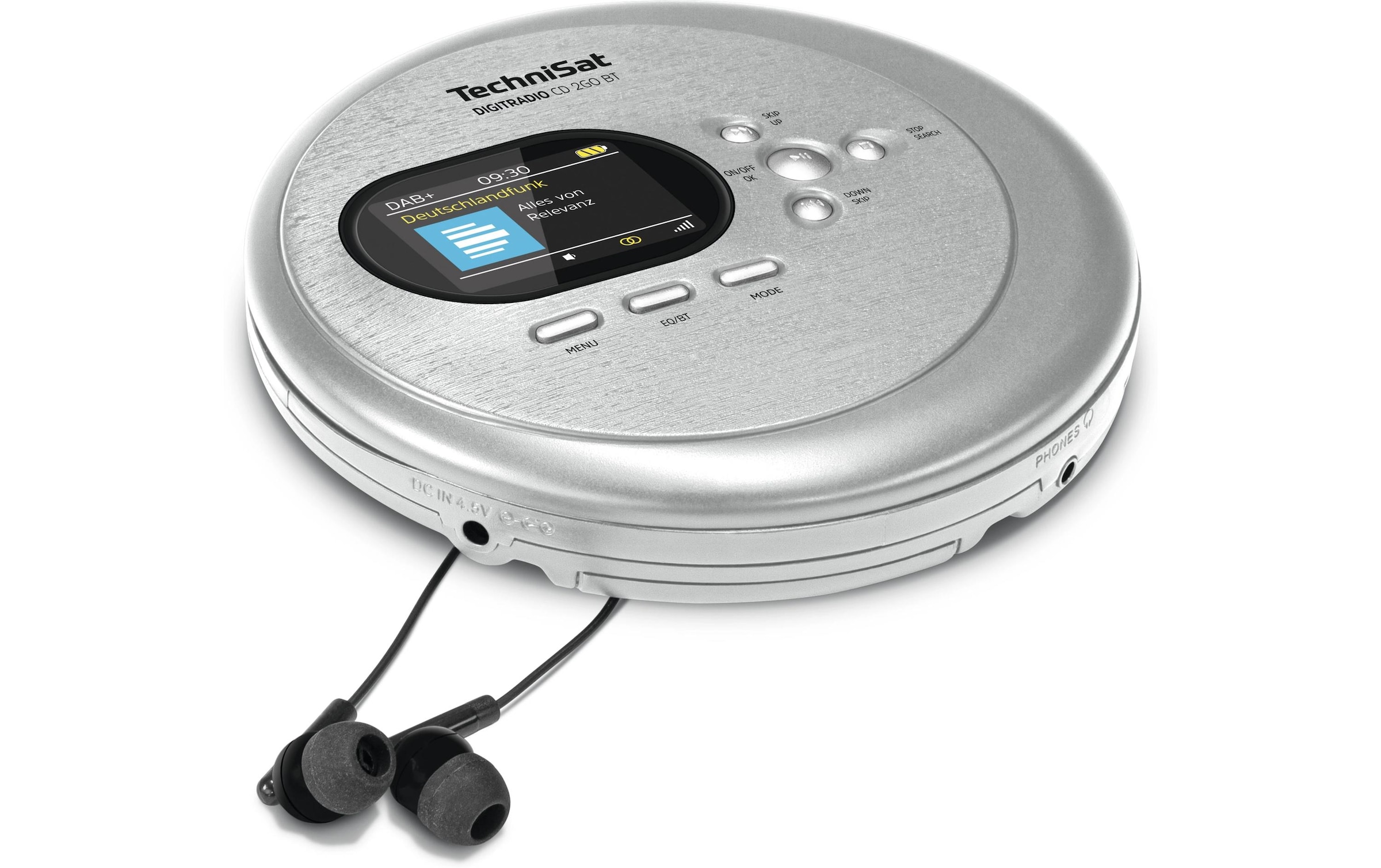 TechniSat Digitalradio (DAB+) »CD 2Go BT«, (Bluetooth Digitalradio (DAB+)-FM-Tuner)
