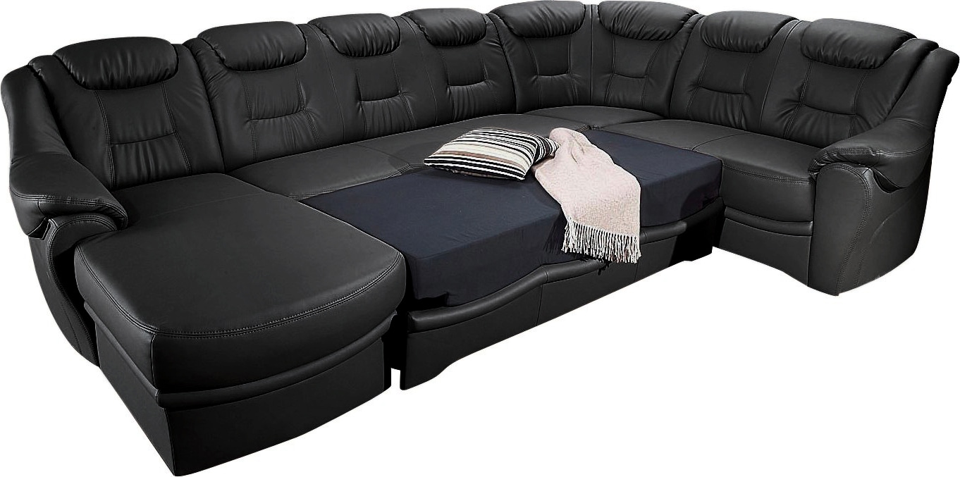 sit&more Wohnlandschaft »Bellevue U-Form«, wahlweise mit Bettfunktion