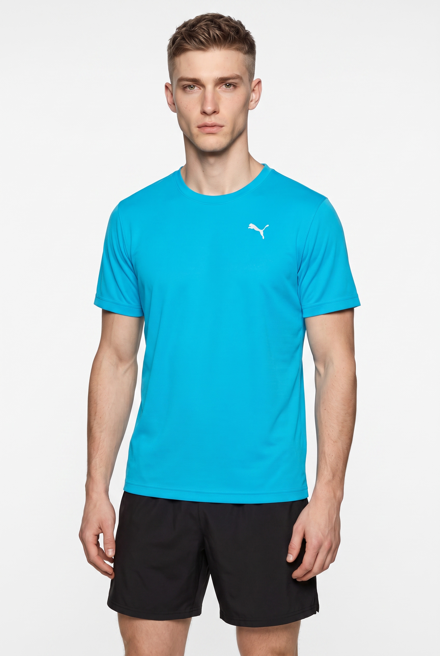 Image of PUMA Laufshirt "GRAPHICS RUNNING FASTER TEE M" Regular Fit, mit dryCELL Technologie, Kurzarmdesign