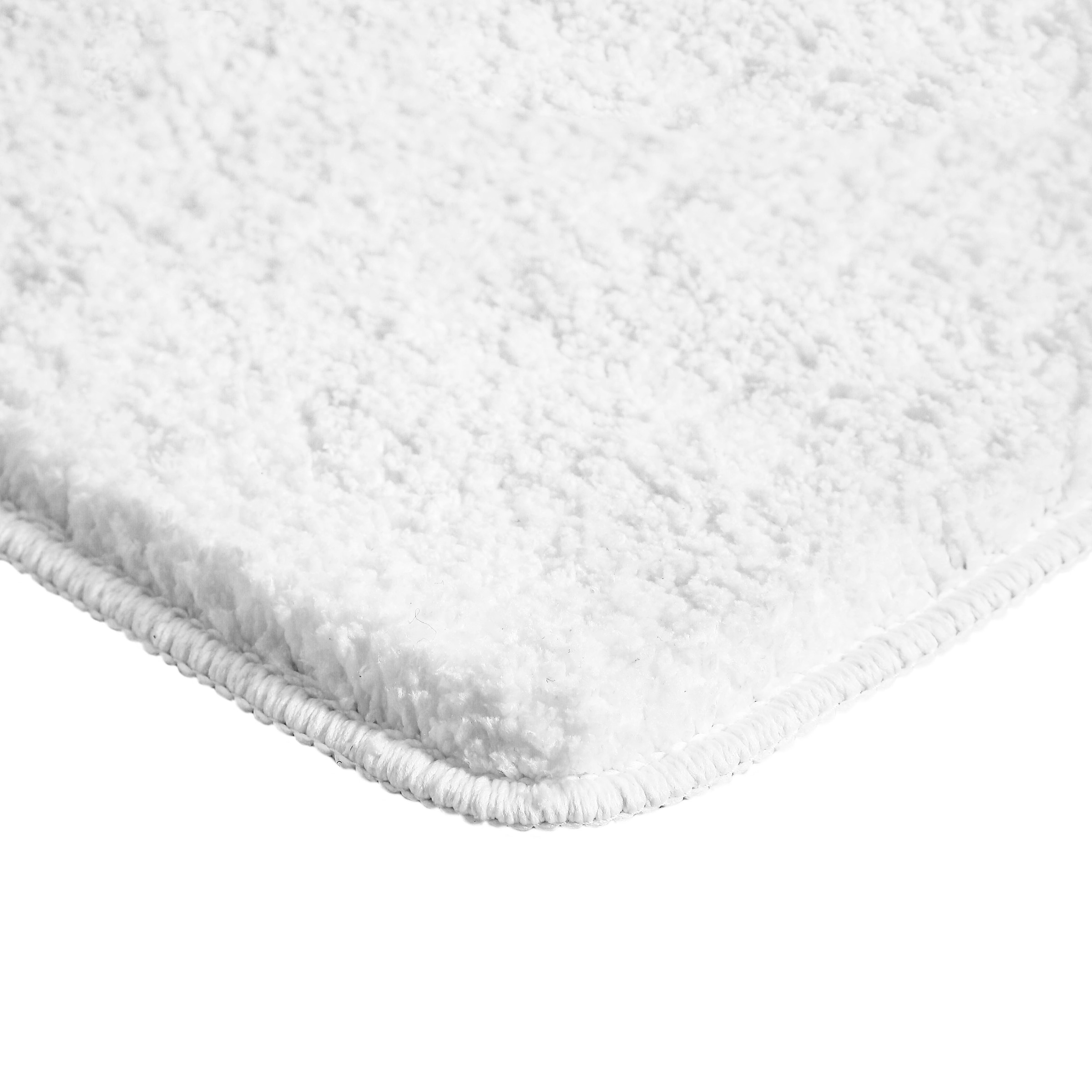 my home Tapis de bain »Inga, Badezimmer Teppich, Badvorleger« Höhe 20 mm Badteppich, unifarben, weich, als halbrund und rechteckig erhältlich