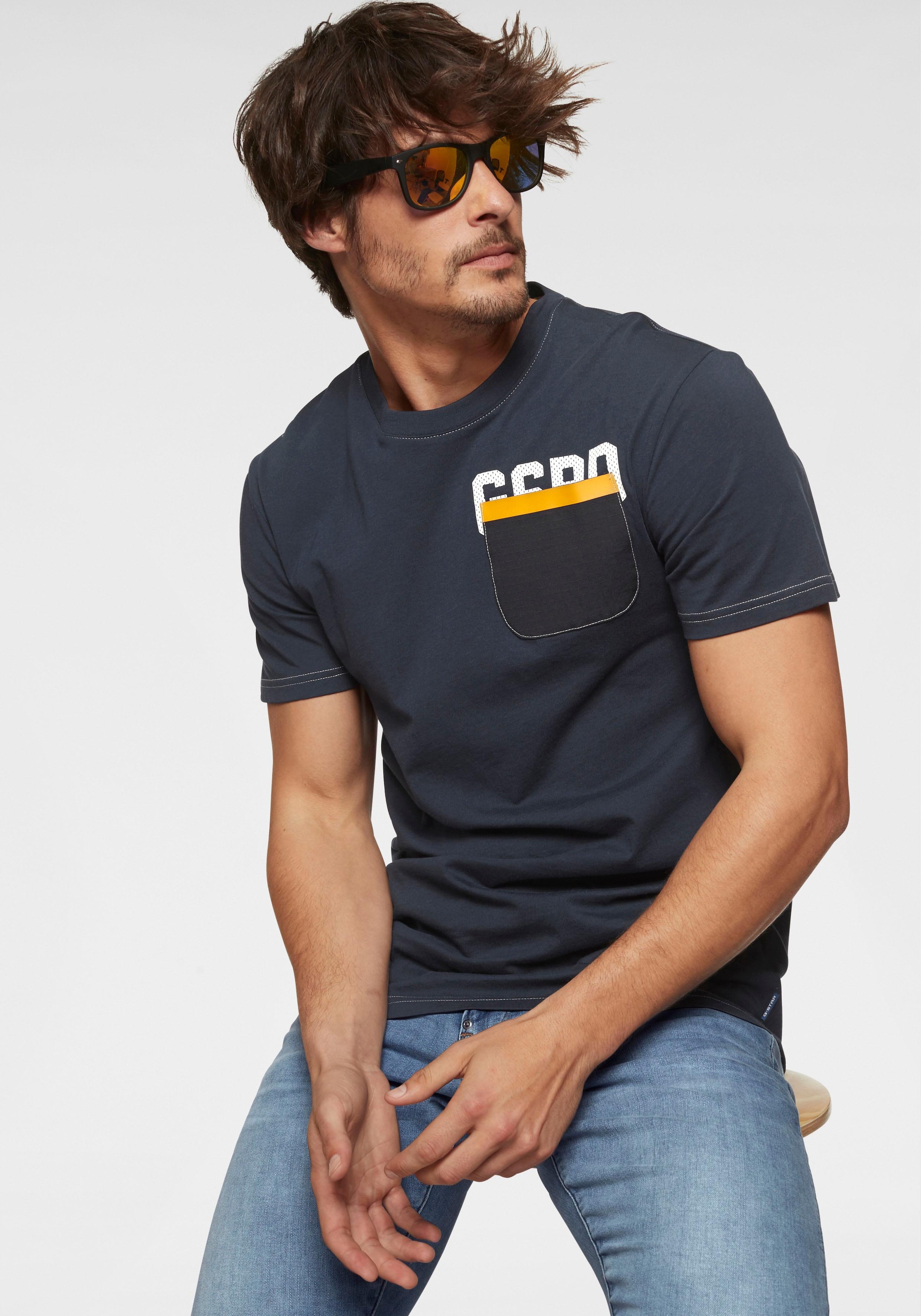 Image of G-Star RAW T-Shirt »Graphic Shirt«, mit kontrastfarbenen Details bei Ackermann Versand Schweiz