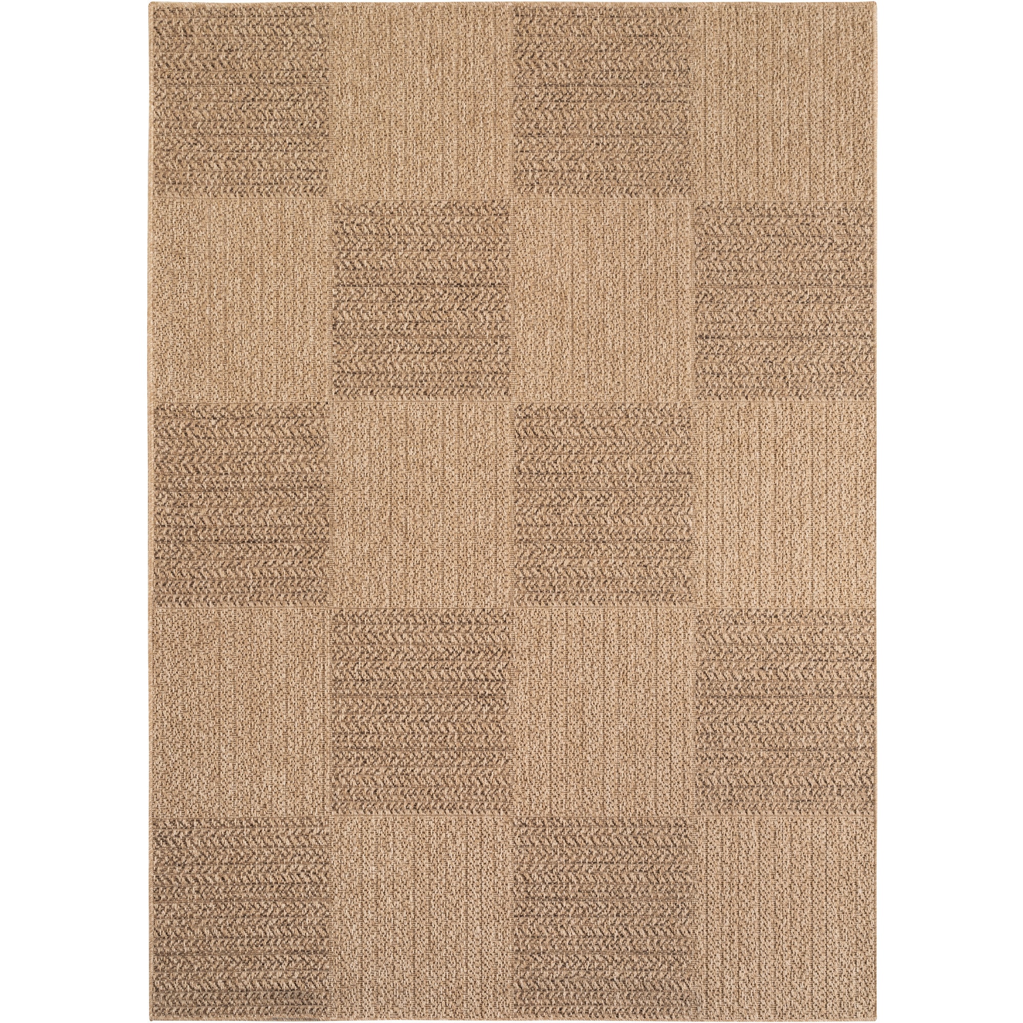 Ayyildiz Teppiche Outdoorteppich »TIMBER 1405 , auch als Läufer und Rund« rechteckig 5 mm Höhe Läufer, Rund, In und Outdoor, Jute Sisal Optik, Wohnzimmer, Terasse
