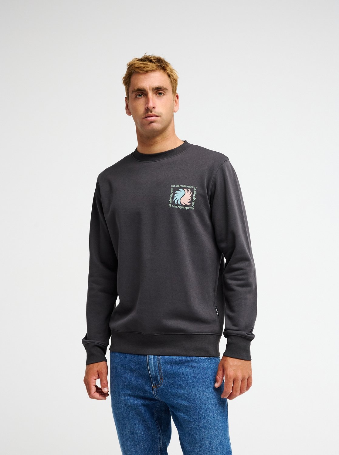 Image of Quiksilver Sweatshirt "VIBES CREW", sportlich-lässiger Look, für Alltag und Freizeit