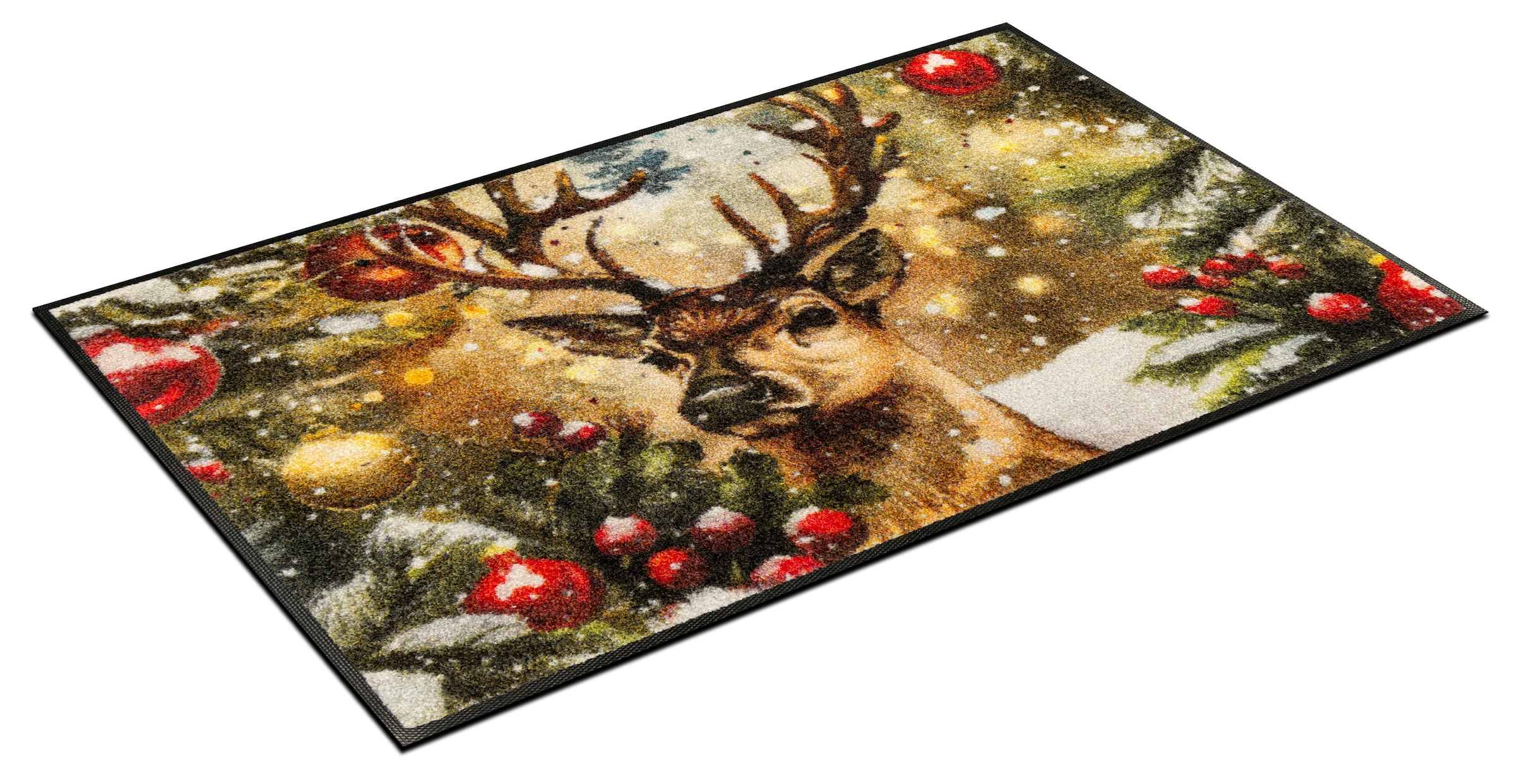 wash+dry by Kleen-Tex Tapis de sol »Festive Spirit« Rectangulaire 7 mm Höhe lavable et compatible sèche-linge