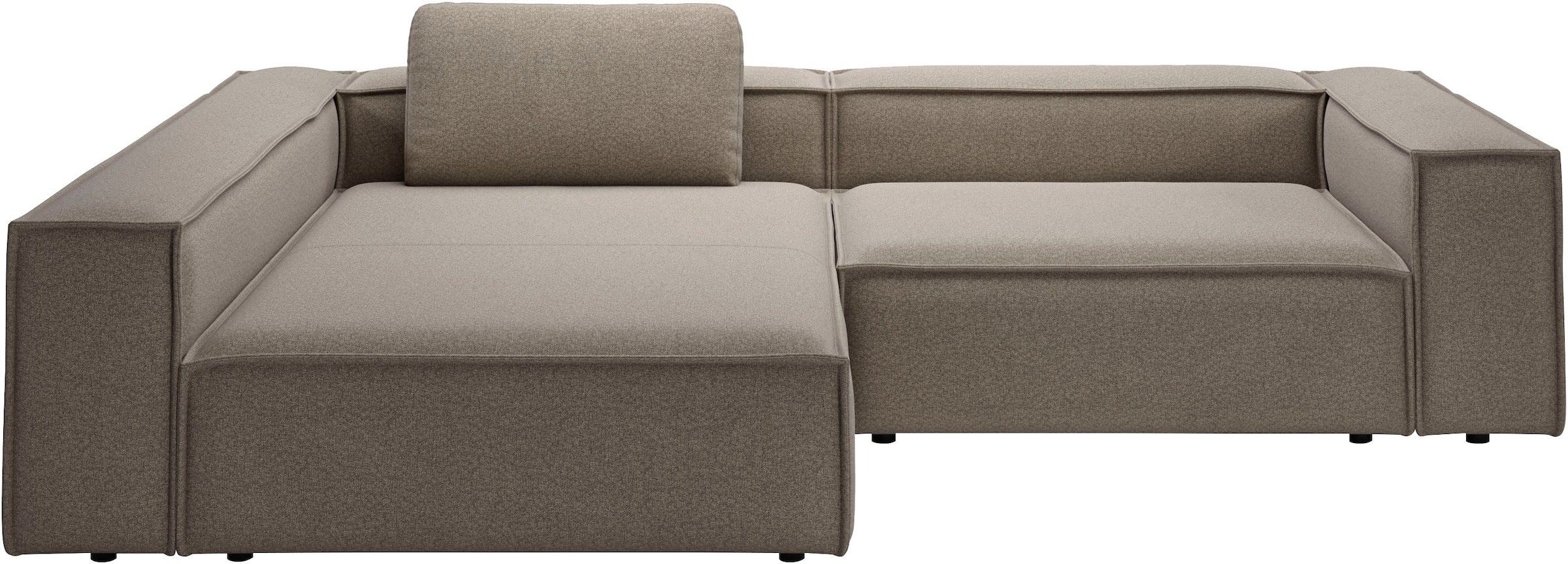 Home affaire Ecksofa »Watertown, moderne XXL L-Form, 306 cm breit, Japandi Design« Komfortabel mit tiefer Sitzfläche – ideal für grosse Wohnräume