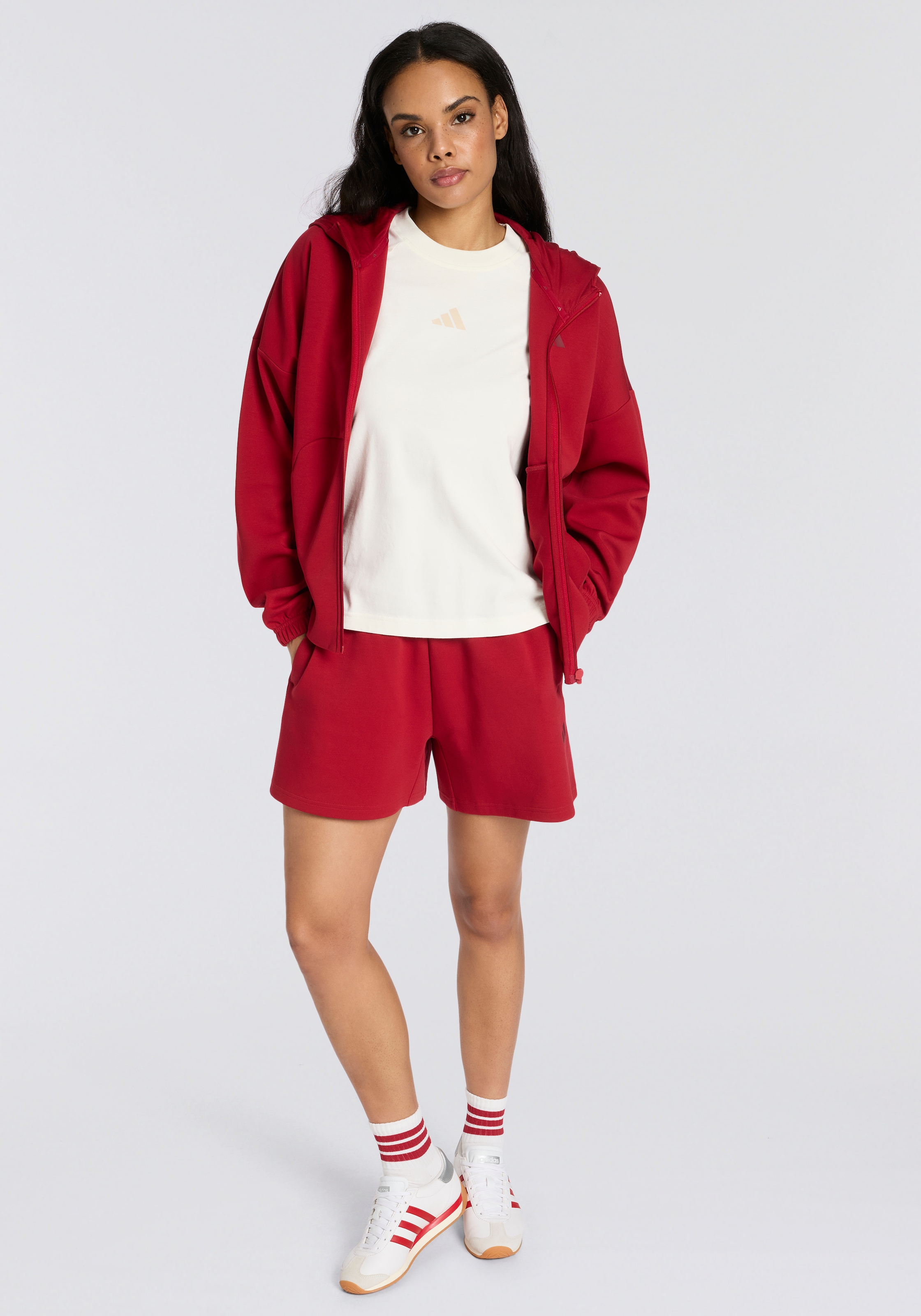 adidas Sportswear Kapuzensweatshirt »W FI SL FZ HD«
