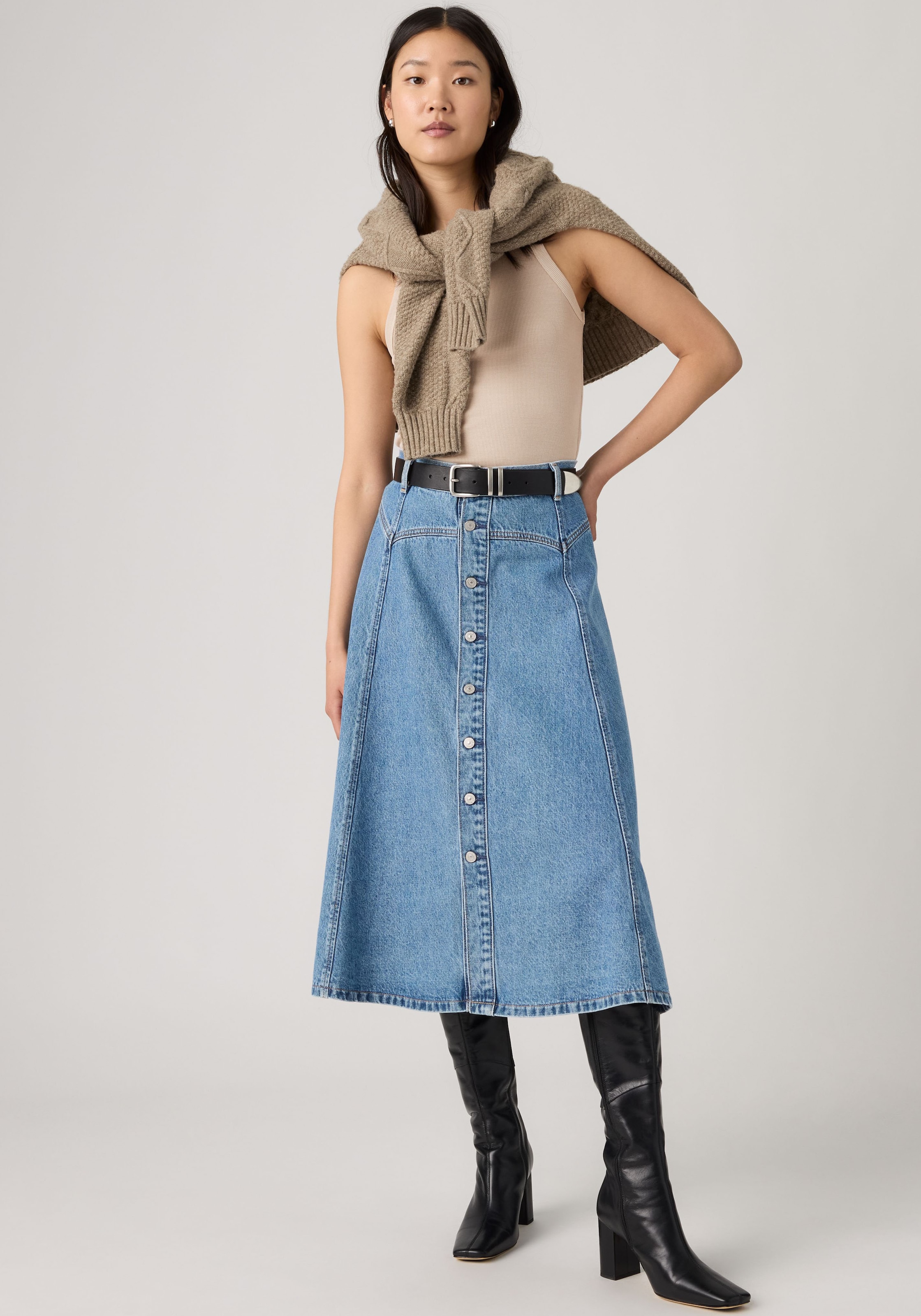 Levi's® Jeansrock »YOKED WESTERN SKIRT«