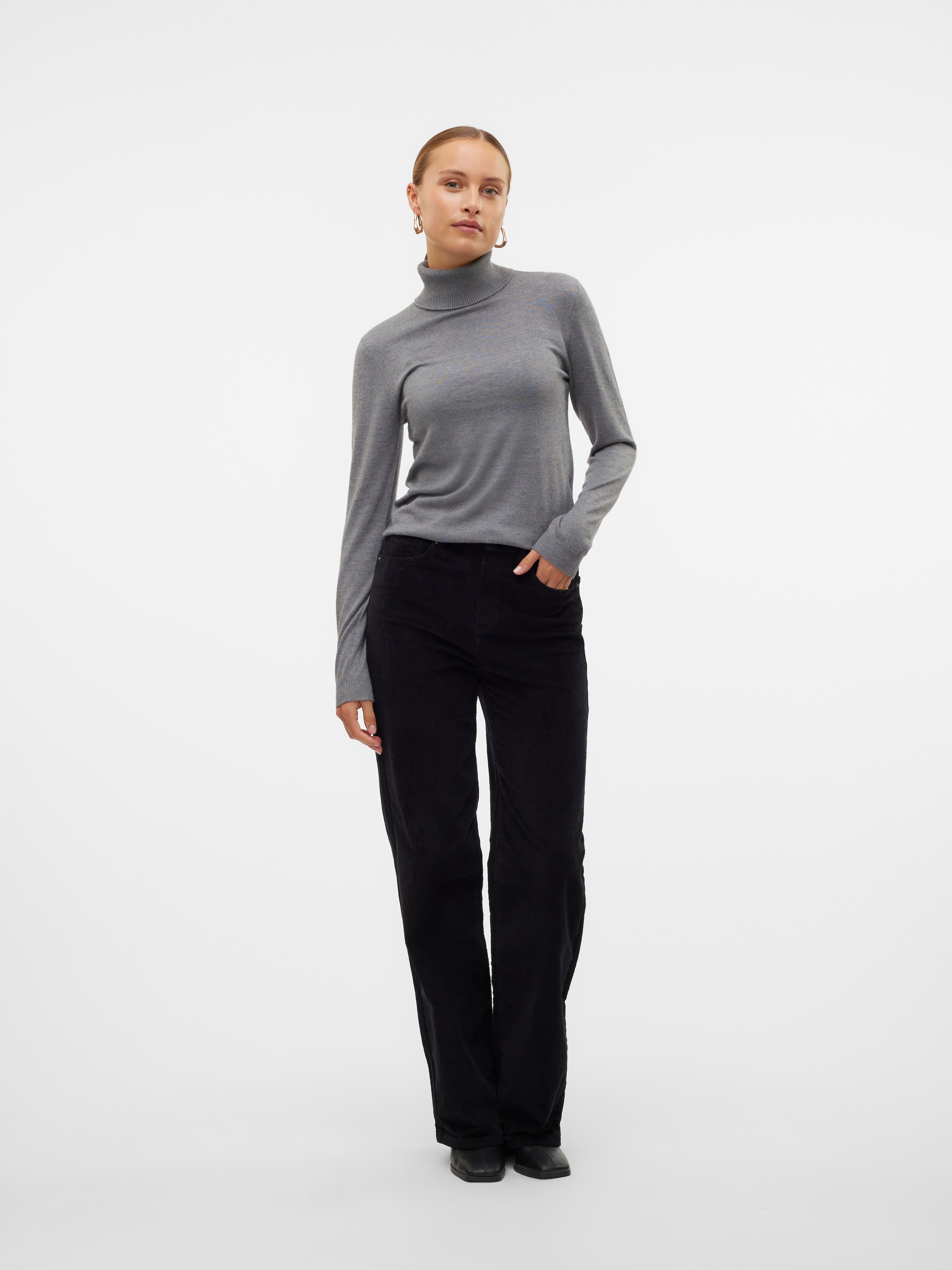 Vero Moda Strickpullover »VMIRIS LS ROLLNECK PULLOVER GA NOOS«