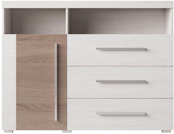 INOSIGN Kommode »Roger,Breite 120cm, moderne Anrichte mit 3 Schubladen«, Kommode mit viel Stauraum, Masse 120x92x38,5 (B/H/T)